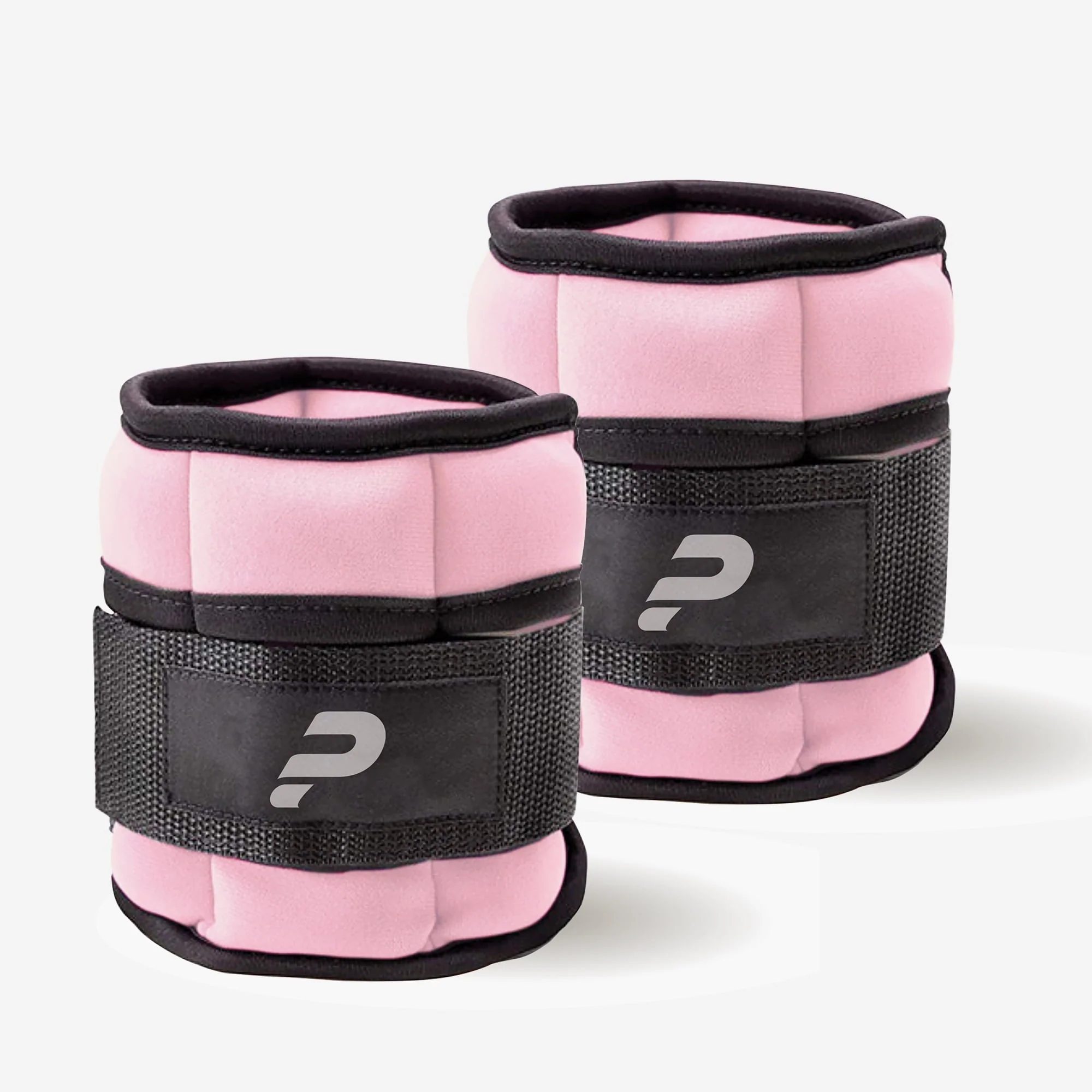 Power Wearhouse Comfortable and Durable Power Wrist-Ankle Weights, Pink, 2 x 1 lbs