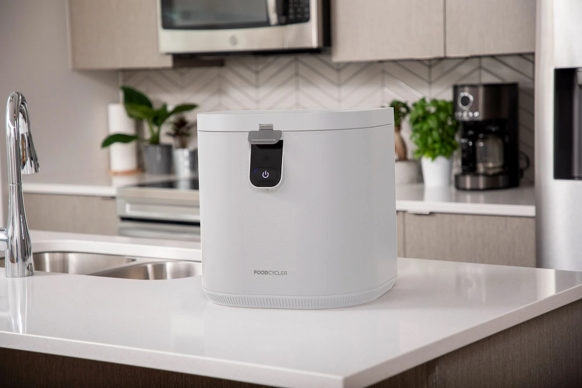 Foodcycler Eco 5 Odorless Indoor Compost Electric Food Waste Disposer 5 L, Gray