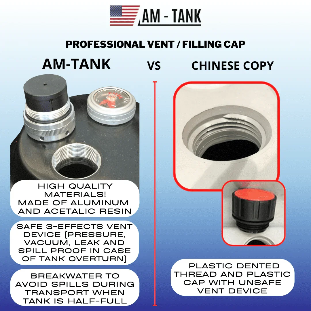AM – Tank Portable Diesel And DEF Combo Tank, 105gl + 13gl, With 12V Pumps – AM-TANK 105gl