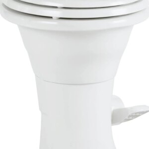 Dometic 310 RV Toilet, Oblong, PowerFlush, White