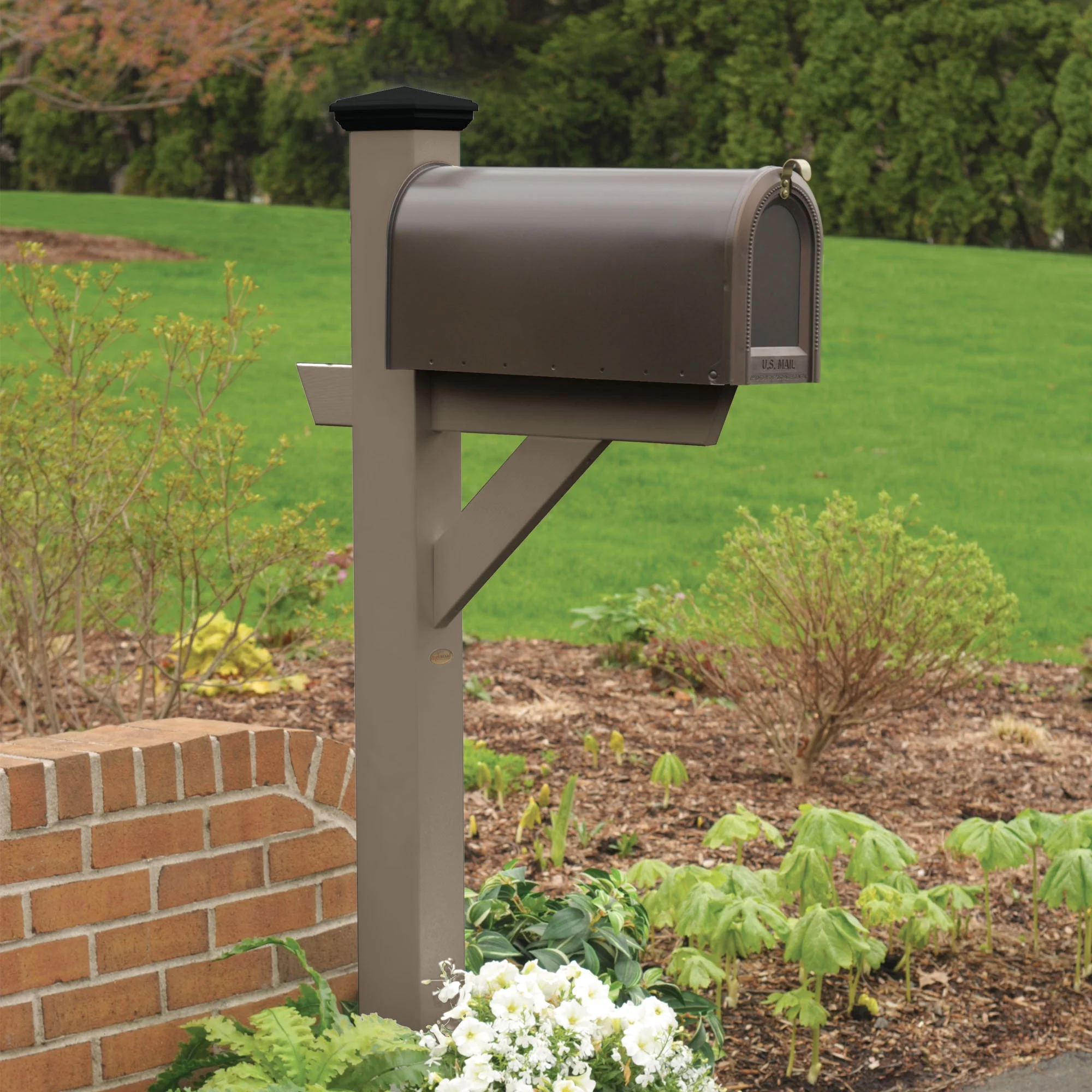Highwood Hazleton Mailbox Post - In-Ground, 41" H, 4" x 4" Post