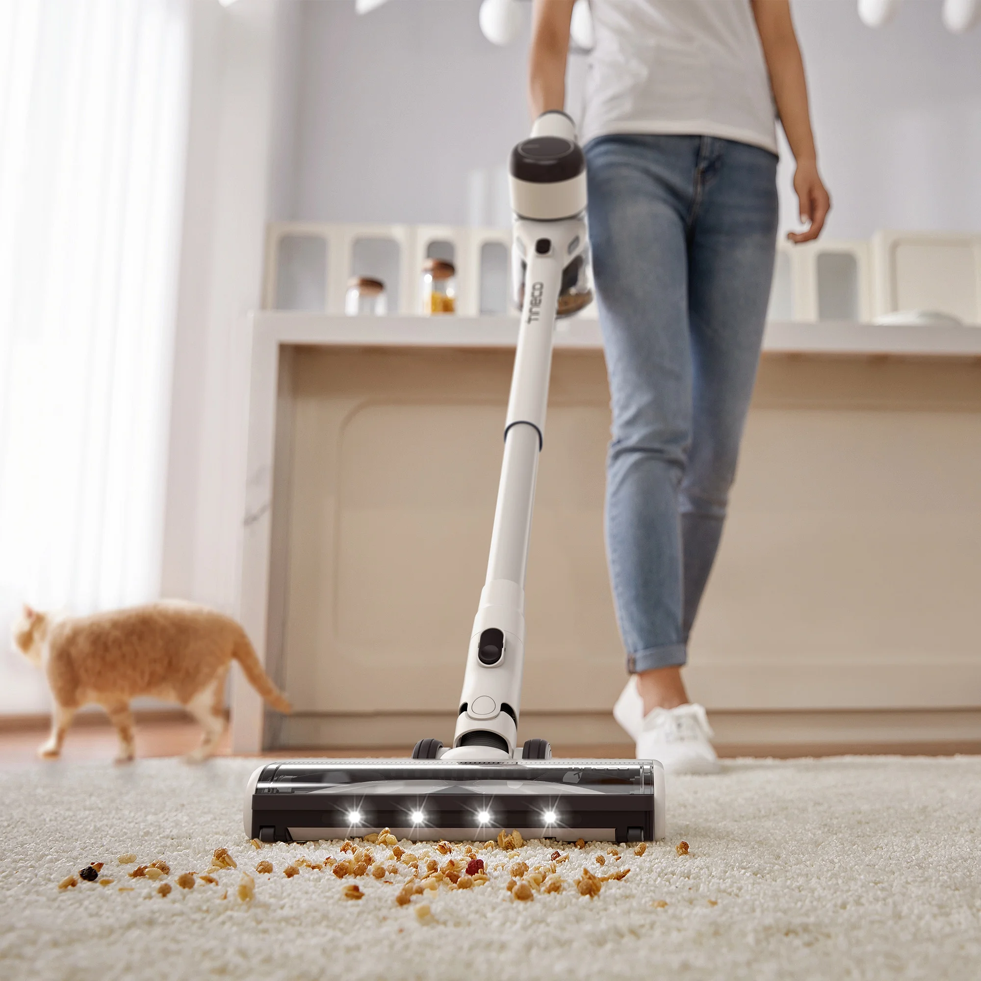 Restored Tineco Pure One X Pet Smart Lightweight Cordless Stick Vacuum (Refurbished)