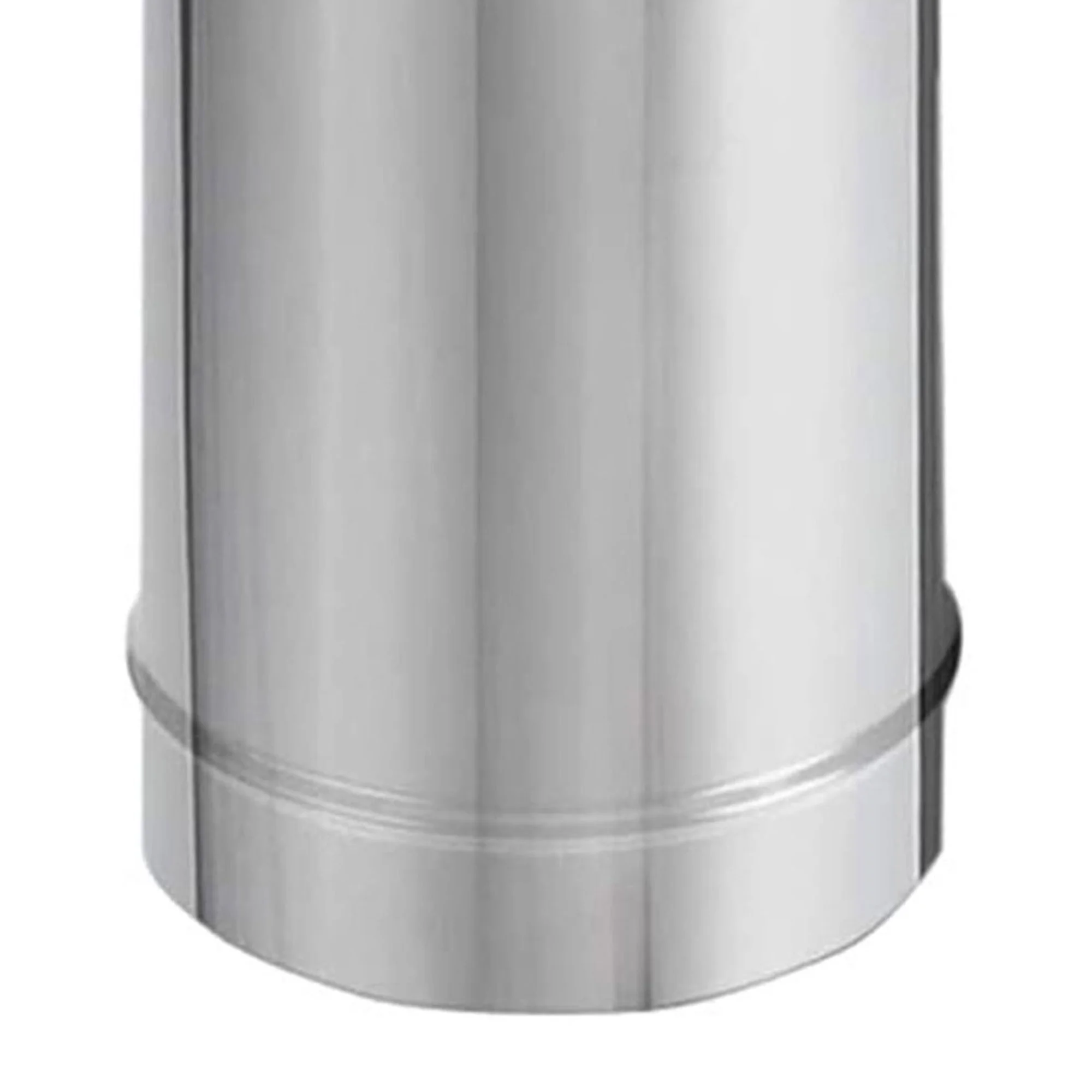 DuraVent DuraBlack 48 x 8 Inch Stainless Steel Single Wall Stove Pipe
