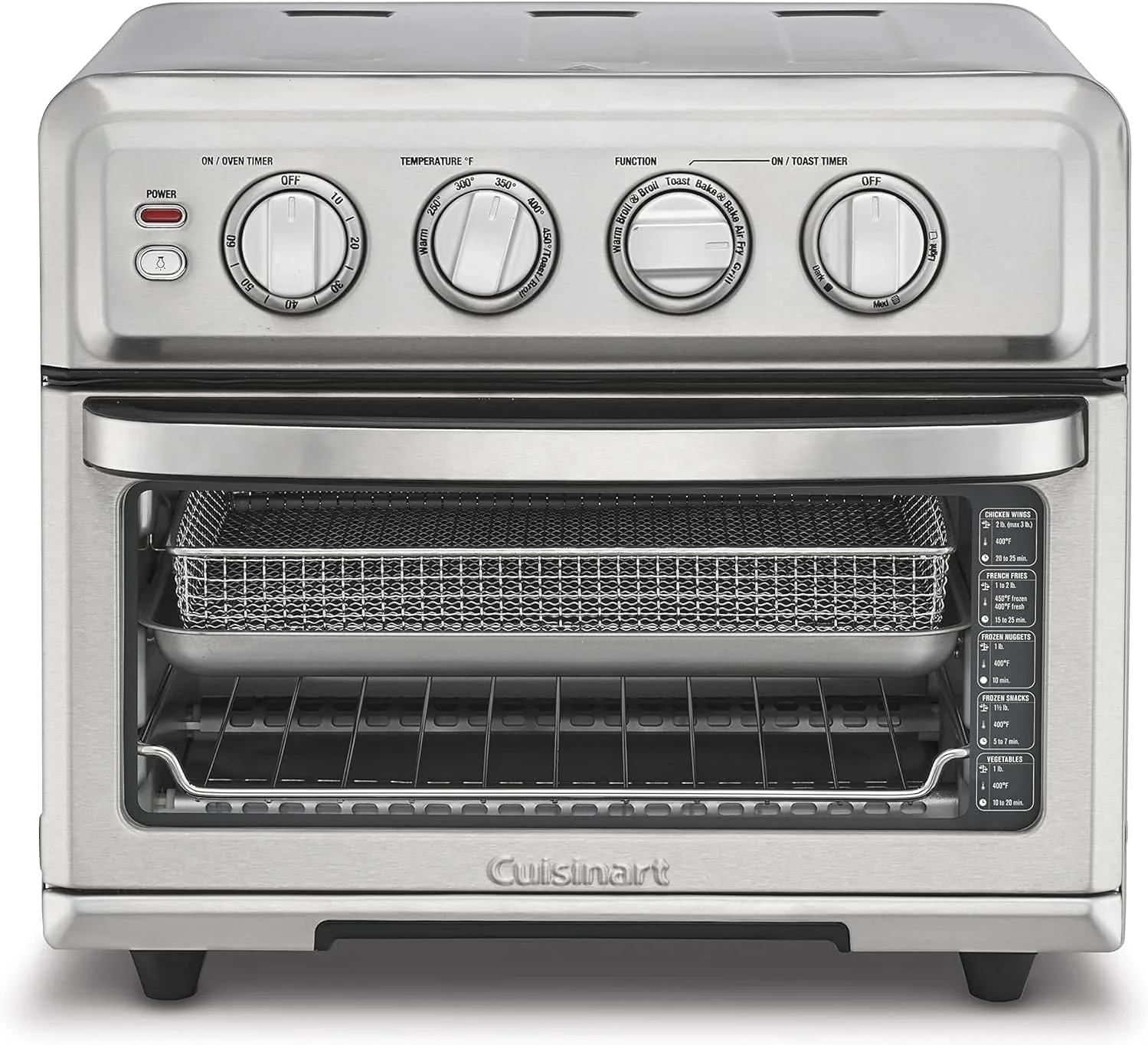 Cuisinart Air Fryer Toaster Oven, 1800W, 8-in-1 with Air Fry, Convection, Broil & Warm