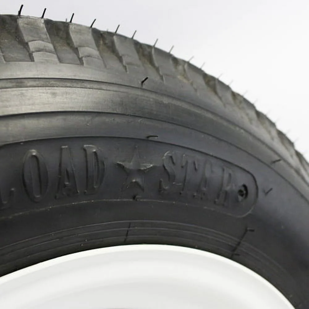 Southwest Wheel 12" x 4" 4-4" Bolt Circle White Trailer Wheel