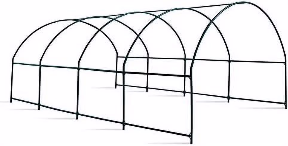 Large Garden Support Arch Frame Climbing Plant Arch Arbor for Various Climbing Plant Roses Vines Birthday Wedding Party Decoration Pergola Frame (6.5 x 7 x 7.2ft)