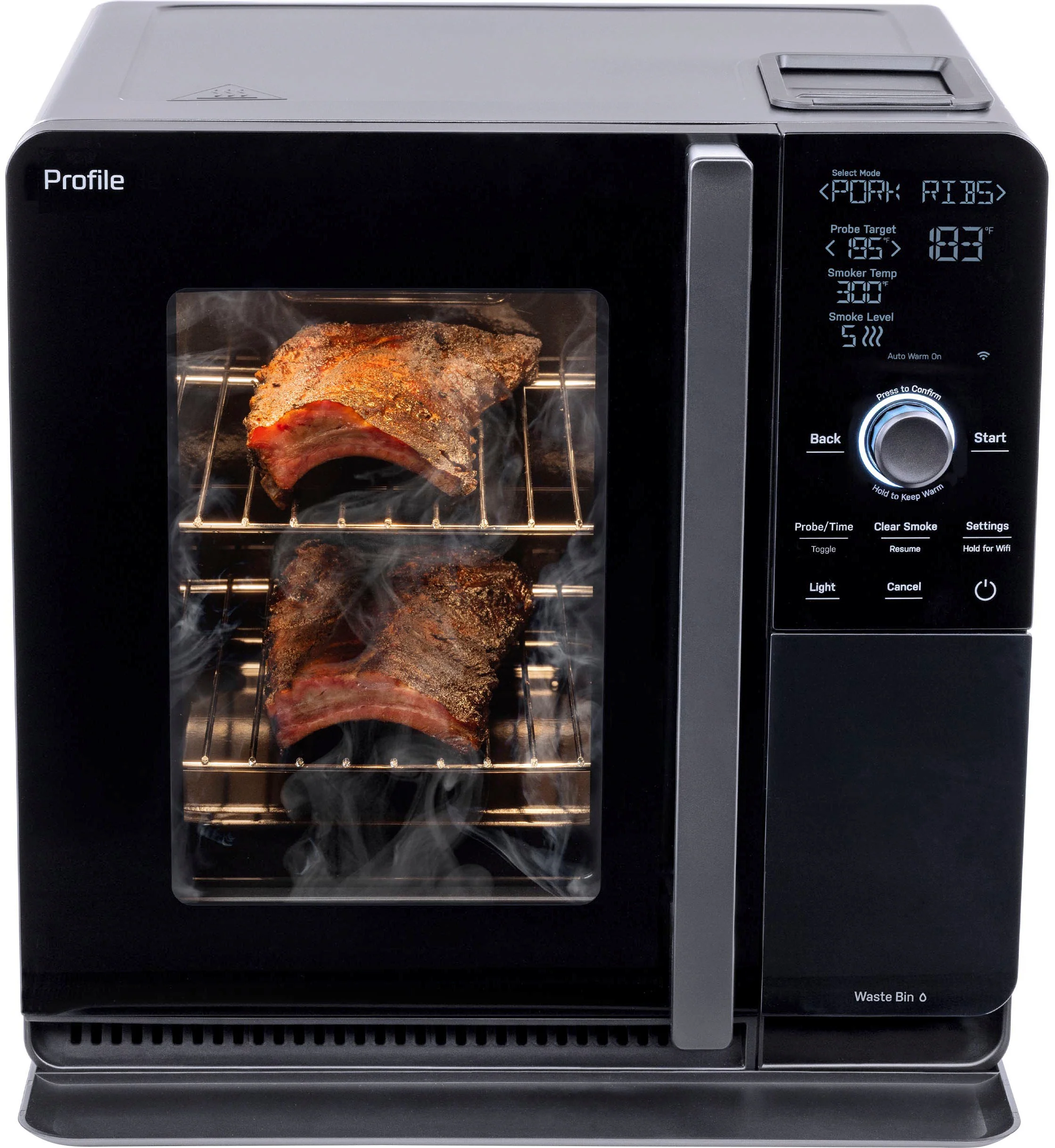 2025 GE Profile – Smart Indoor Smoker – Black