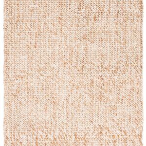 SAFAVIEH Natural Fiber Alayna Solid Area Rug, Natural/Bleach, 8' x 10'