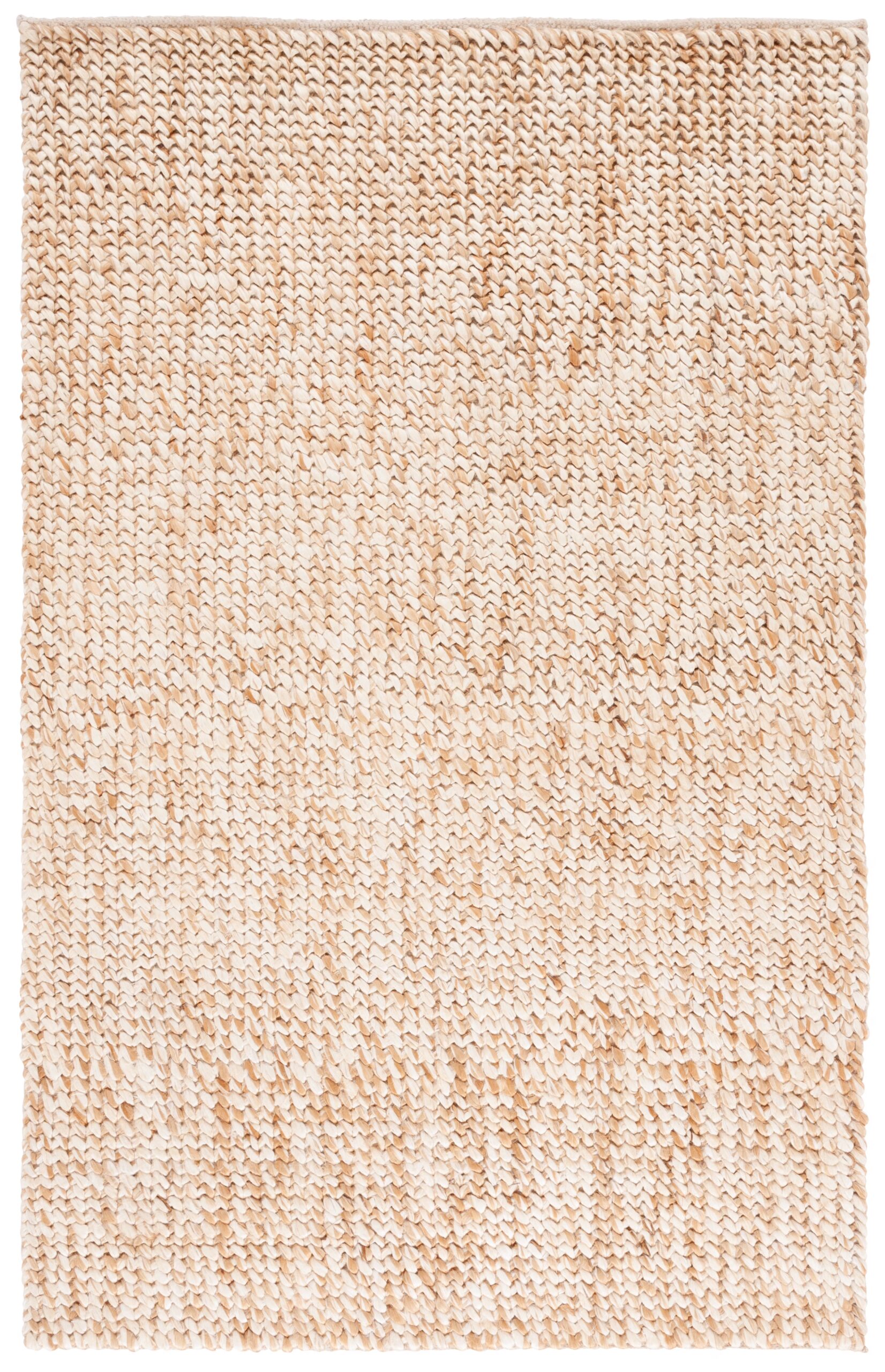 SAFAVIEH Natural Fiber Alayna Solid Area Rug, Natural/Bleach, 8′ x 10′
