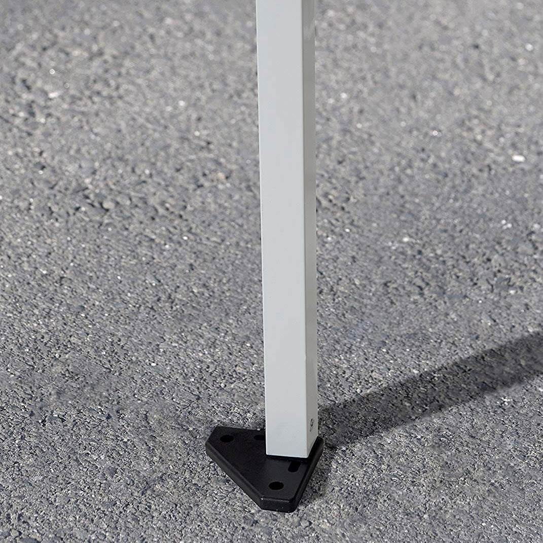 ShelterLogic Commercial C100 10 x 10 Foot Straight Leg Pop Up Canopy, White