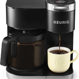 Duo Single Serve K-Cup Pod & Carafe Coffee Maker, Black