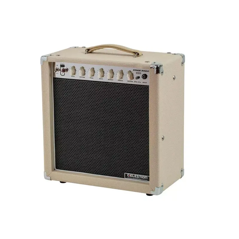 Stage Right 15W 1×12 Tube Guitar Combo Amp with Celestion Speaker and Spring Reverb – 611815