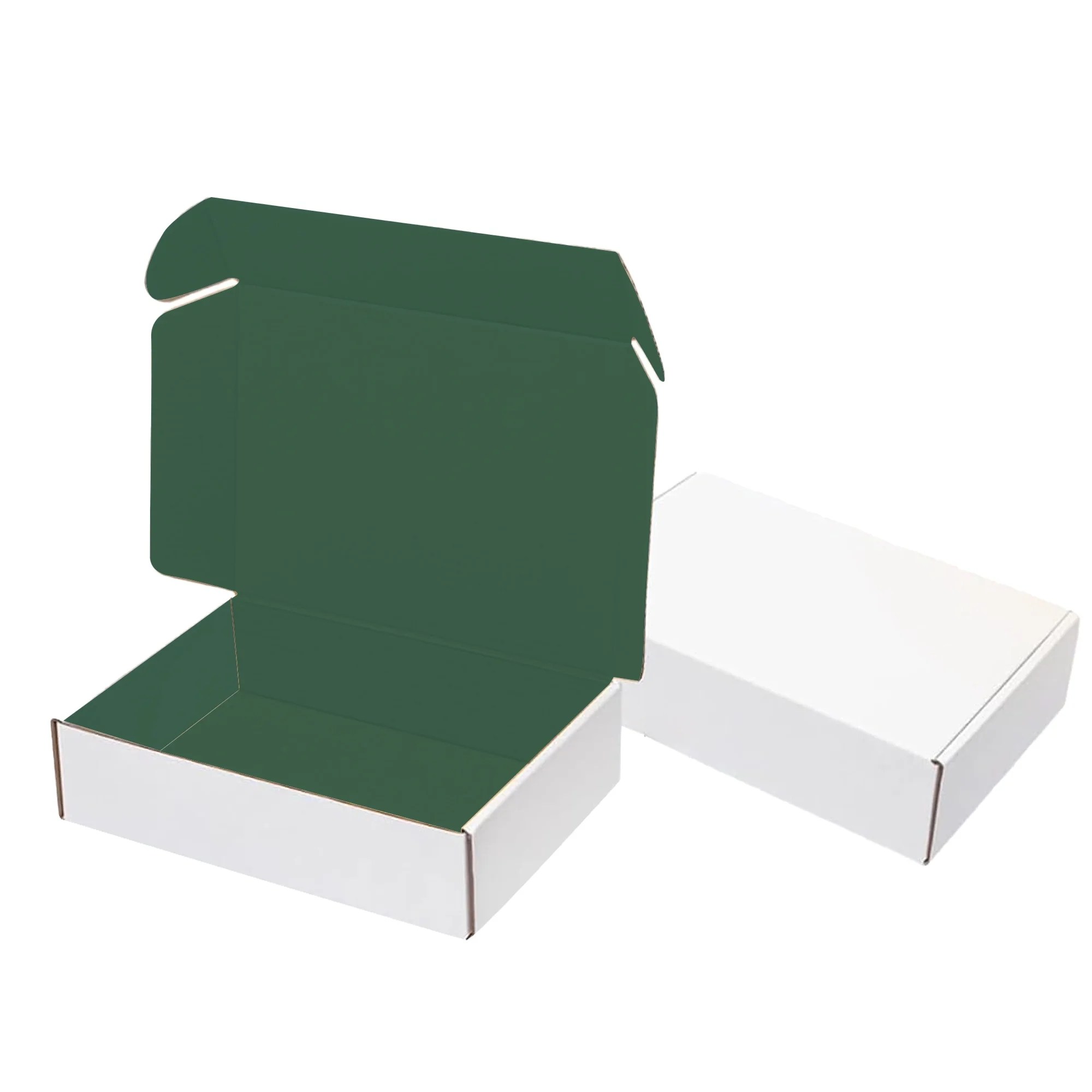 UCANPACK Green Mailer Boxes 16 x 12 x 2" (Color Inside) - 50 Pack 200# Sturdy Shipping Boxes For Packaging, 16x12x2 Shipping Boxes - Custom Mailing Boxes Made in USA