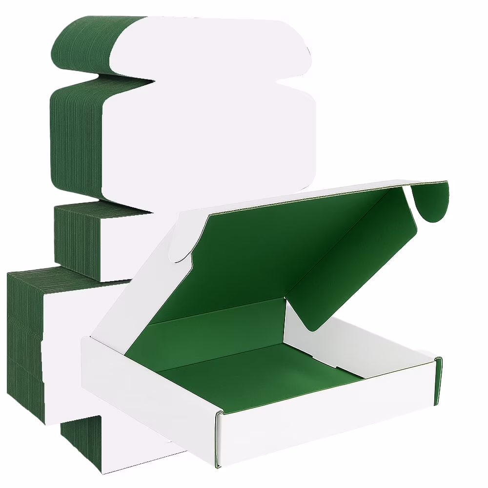 UCANPACK Green Mailer Boxes 16 x 12 x 2″ (Color Inside) – 50 Pack 200# Sturdy Shipping Boxes For Packaging, 16x12x2 Shipping Boxes – Custom Mailing Boxes Made in USA