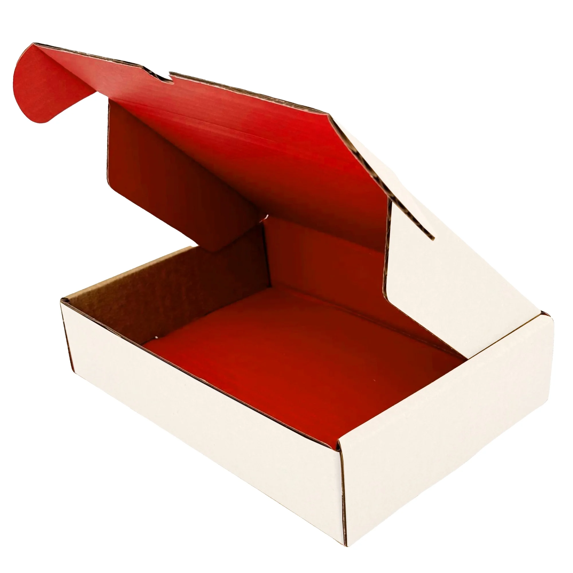 Ucanpack Red Mailer Boxes 15 x 11 x 2" (Kraft Outside) - 50 Pack Corrugated Shipping Boxes, Red Shipping Boxes for Small Business Packaging Boxes Bulk Made in USA Custom Color Boxes