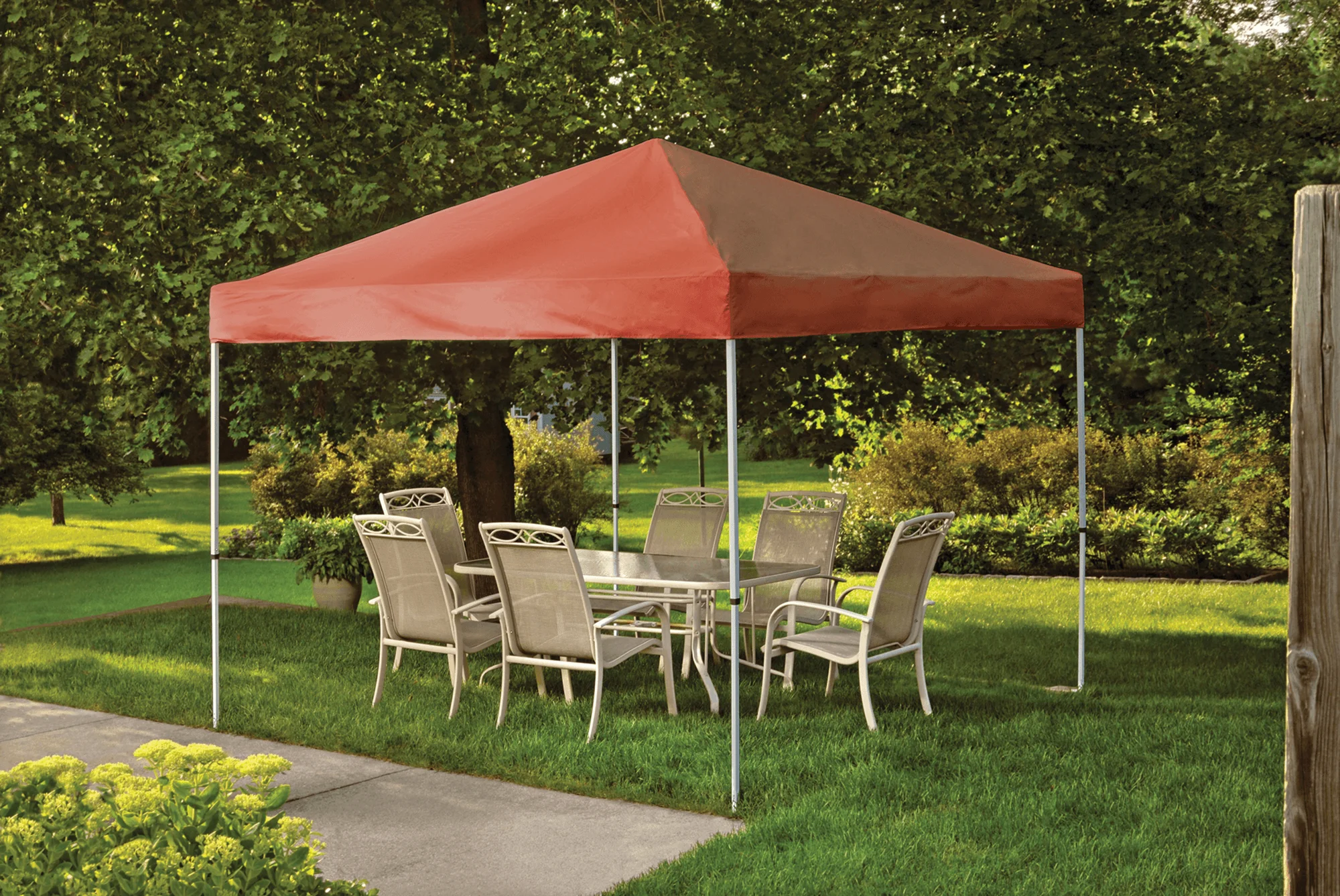 Pop-Up Canopy Hd – Straight Leg 10 X 10 Ft. Terracotta