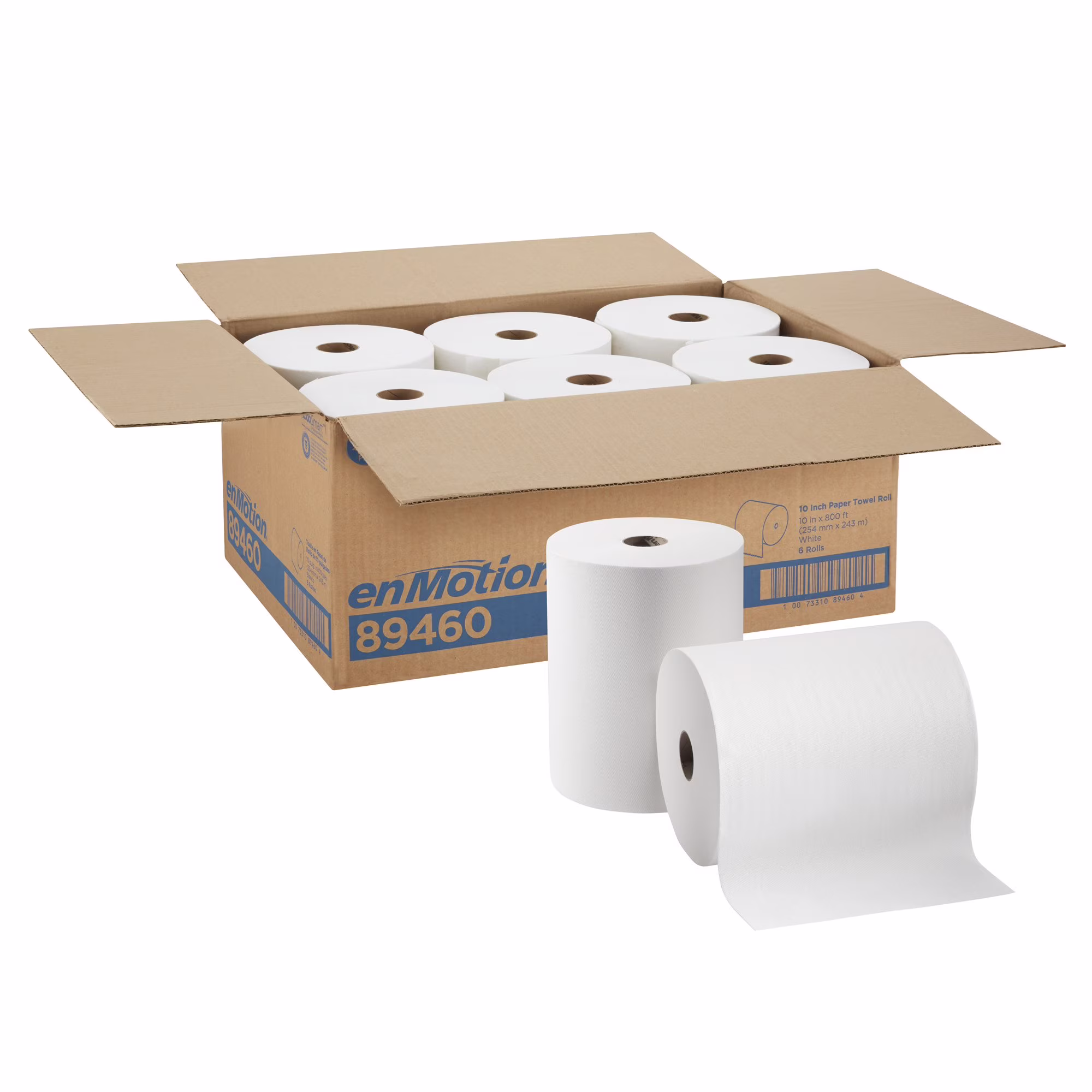 enMotion Paper Towel – 10 Inches x 800 Feet, White, 6 Count
