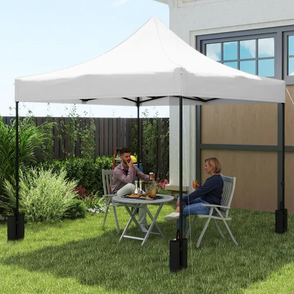 Replacement 118.1" x 118.1" Navy Blue Canopy Top, UPF50+, Weight Bags