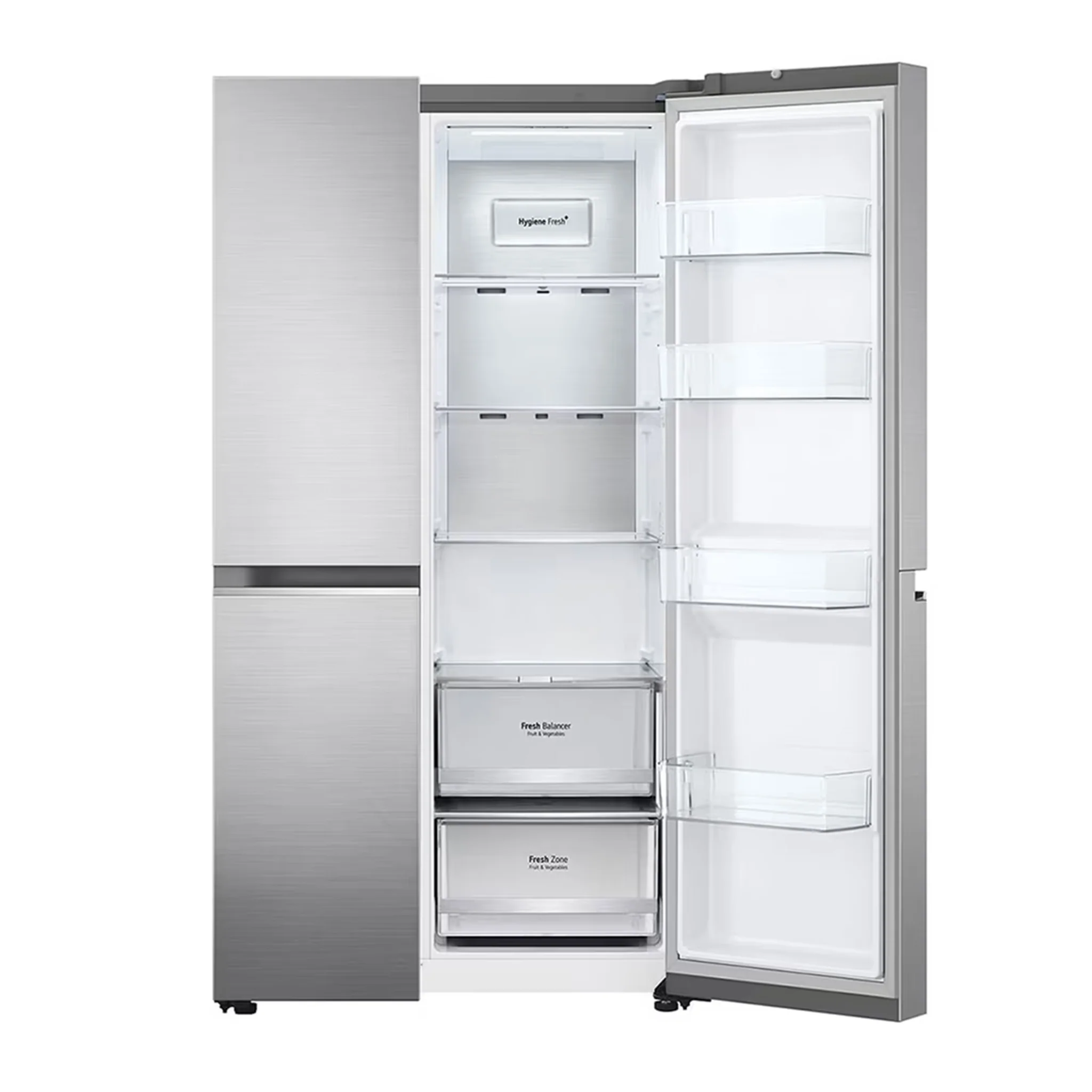 24.5 Cu. Ft. Side-by-Side Refrigerator Inverter with Convenient Interior