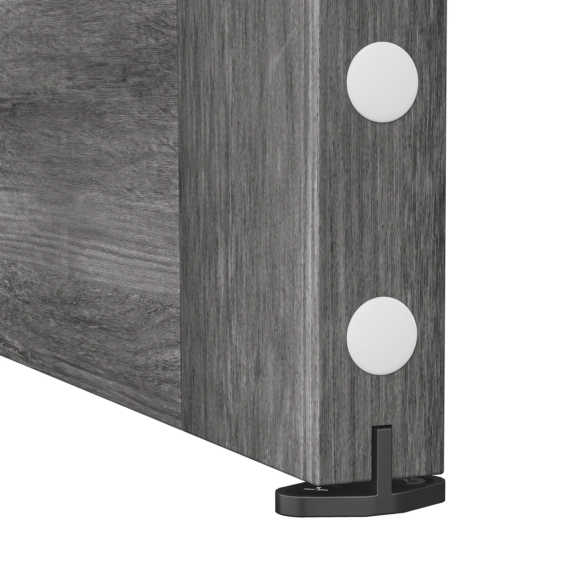 Uforic Sliding Barn Door With Hardware Kit, 48 x 84 in, Gray