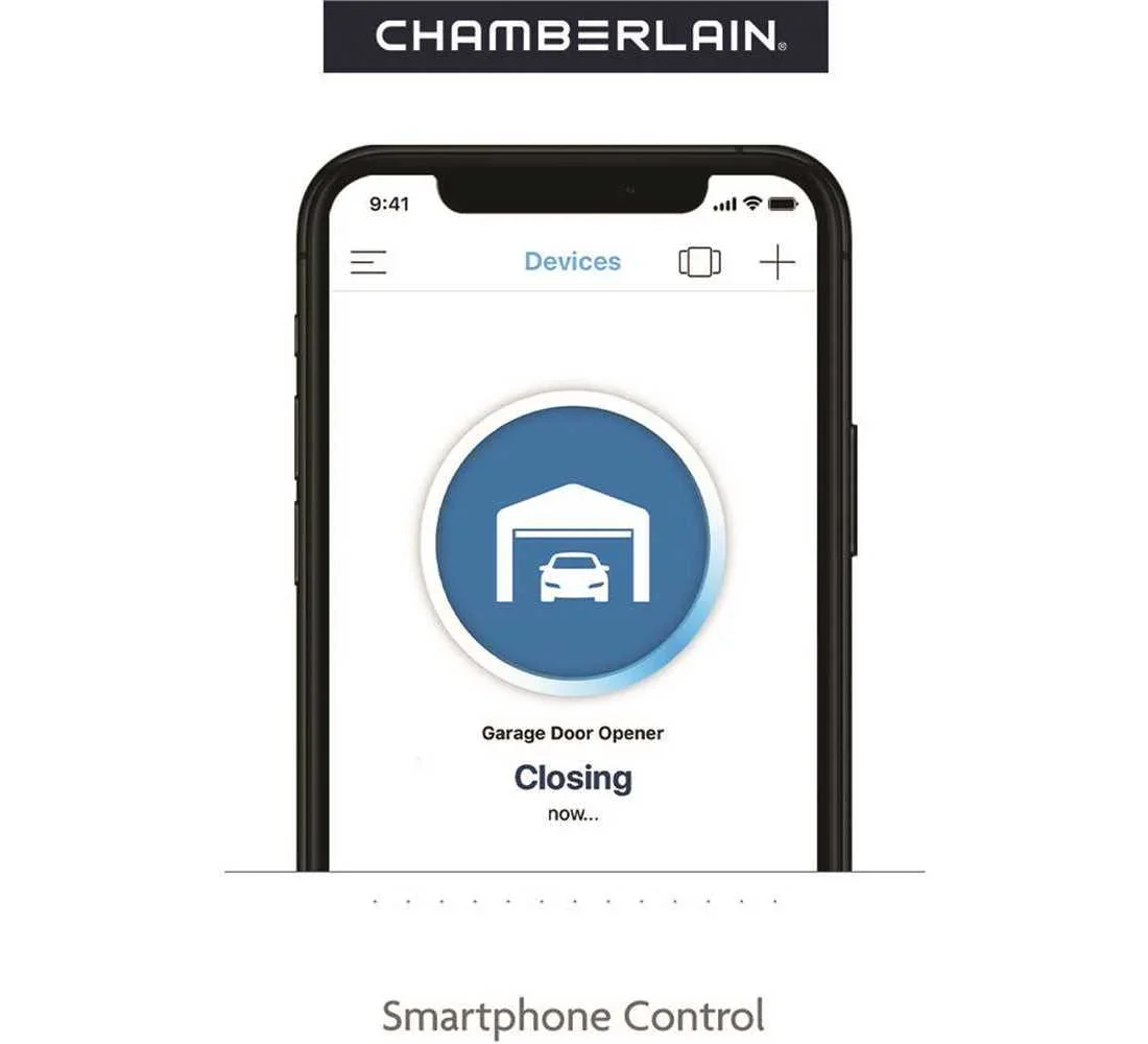 Chamberlain 0.5 HP Chain Drive Smart Garage Door Opener With 7 ft Rail – C2212T