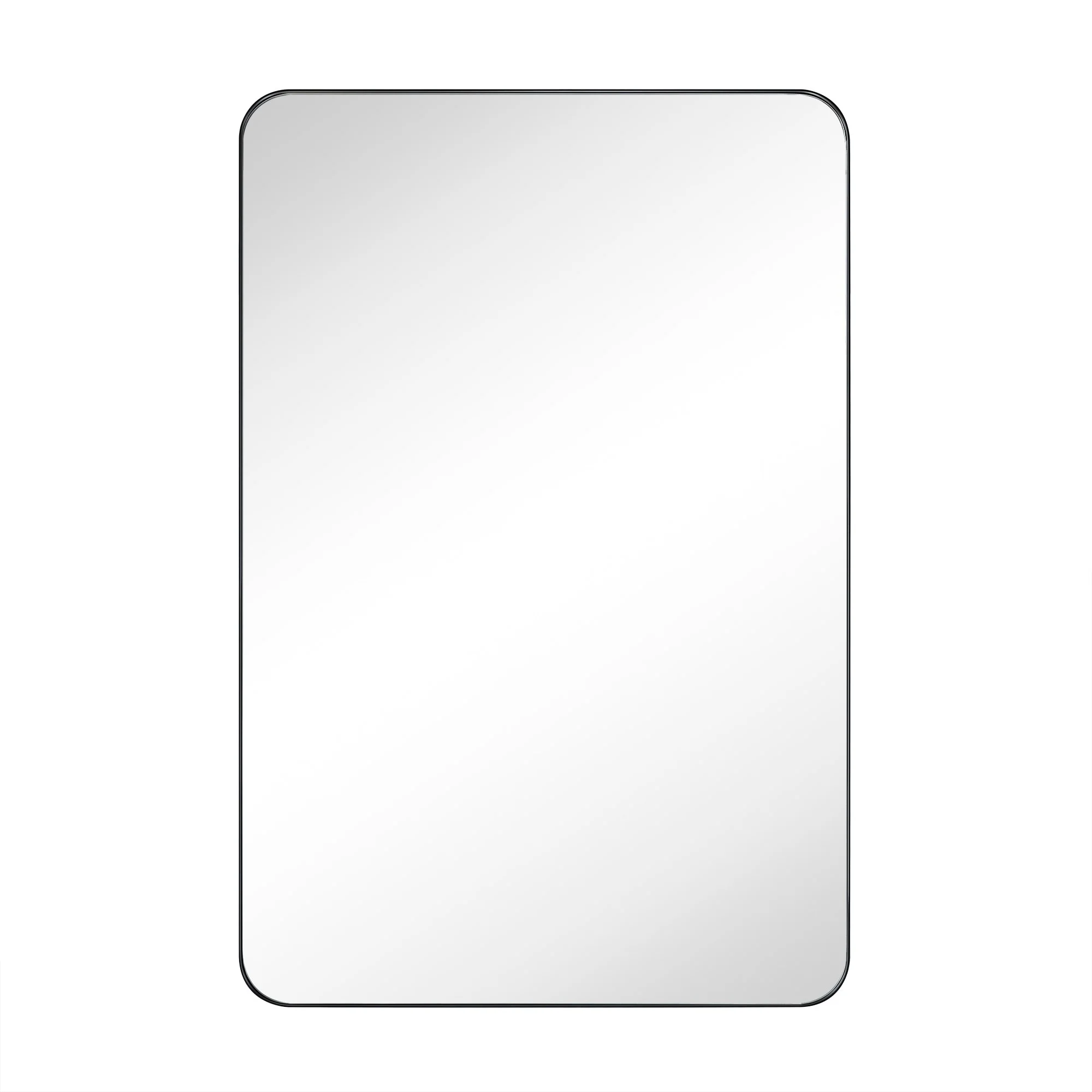 TEHOME WH Recessed Framed Medicine Cabinet with Mirror and Adjustable Shelves 16" x 24" - Chrome