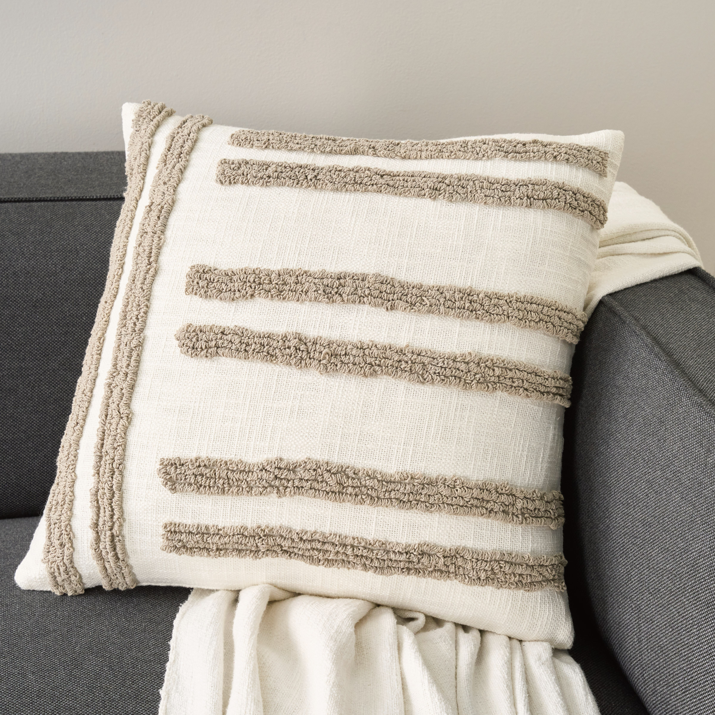 Mina Victory Cotton 20″ x 20″ Decor Pillow, 2-pack