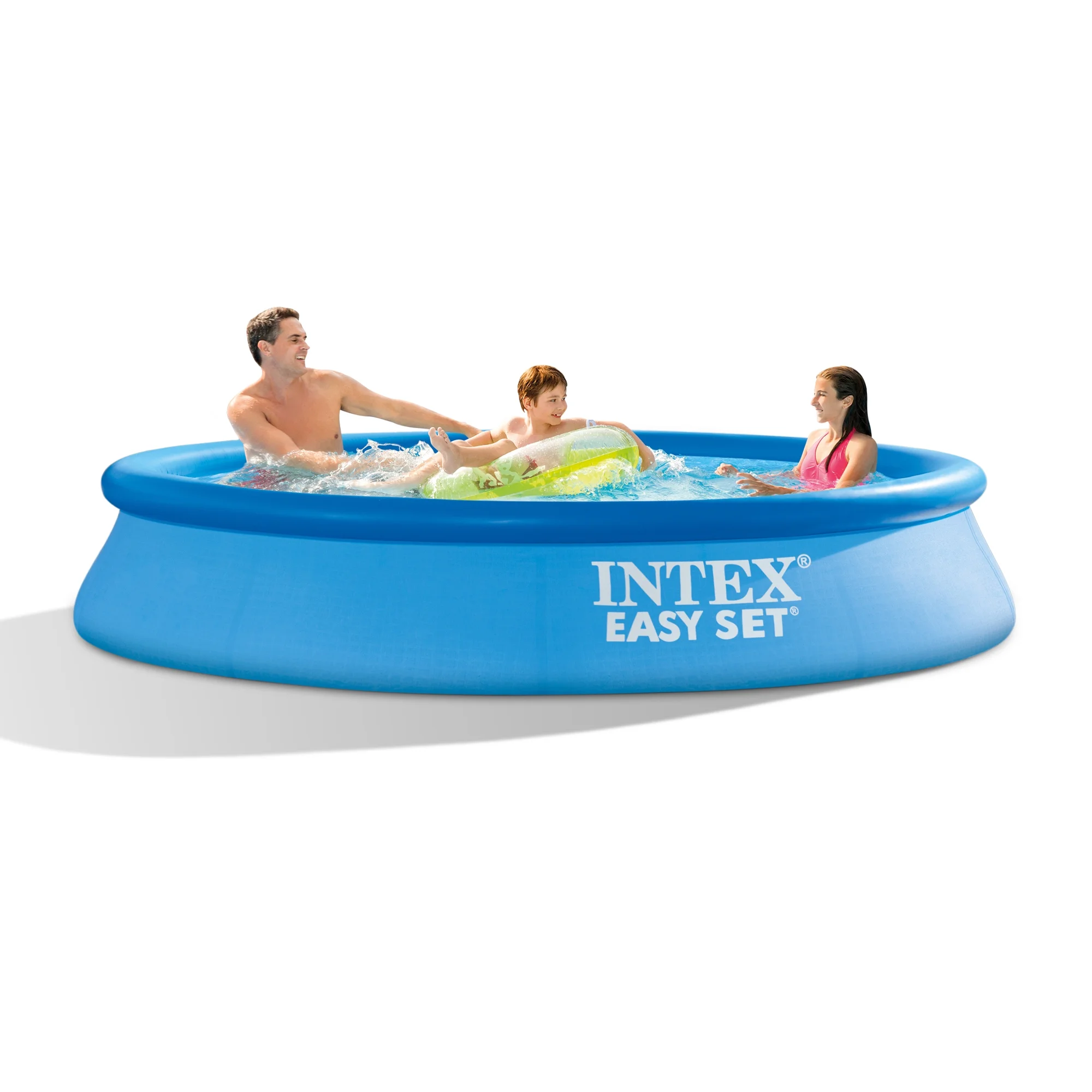 Intex 10' x 30" Easy Set Above Ground Swimming Pool With Filter Pump