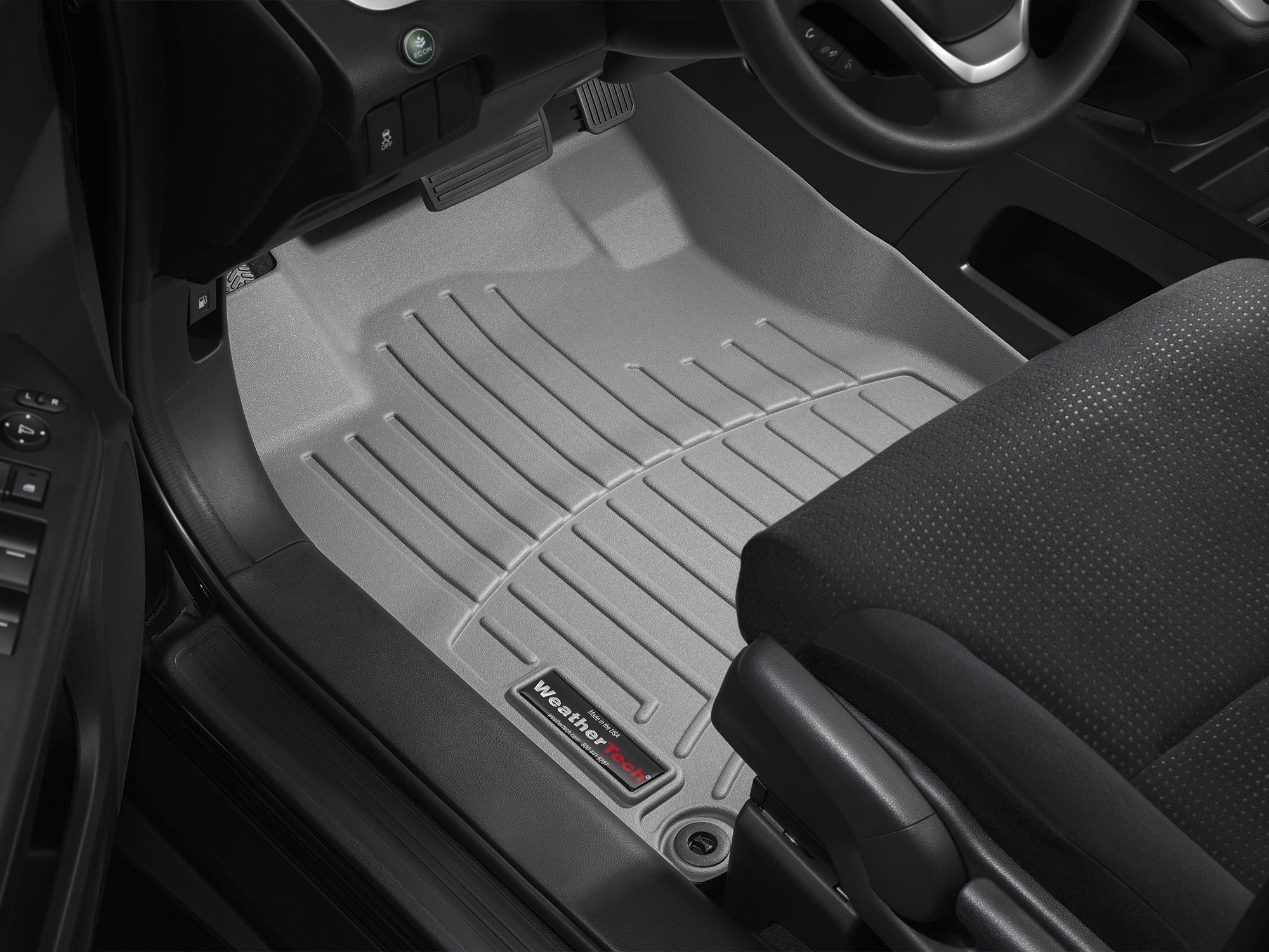 WeatherTech Custom Fit FloorLiners compatible with 2021-2024 Tesla Model X – 2nd Row, Black