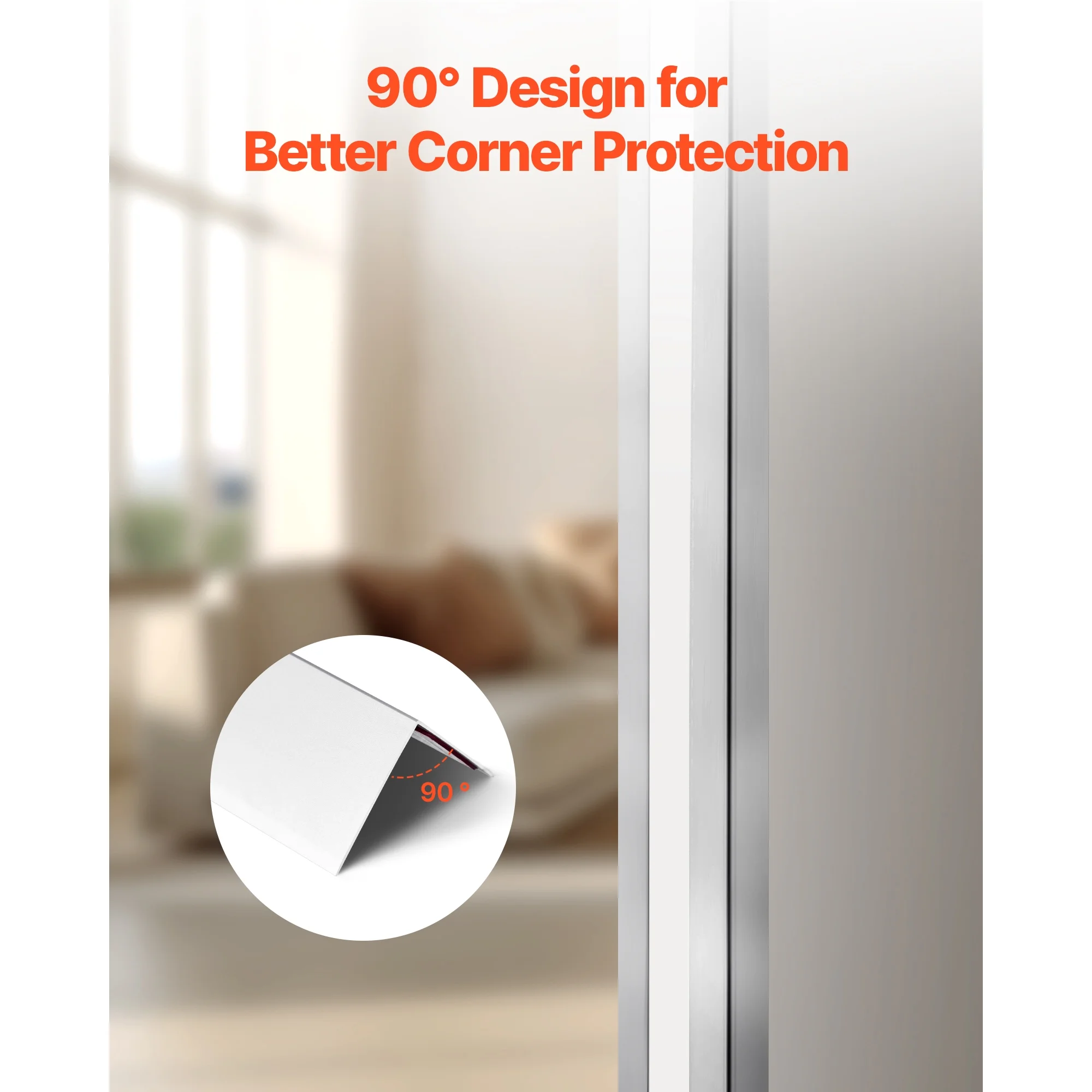 KFFKFF Aluminum Alloy Wall Corner Protector, 2 x 2 x 48 inch, 12 Pack Metal Edge Guards, L-Shaped 90-Degree Angle Trim for Wall Protection in Homes, Offices, and Commercial Spaces