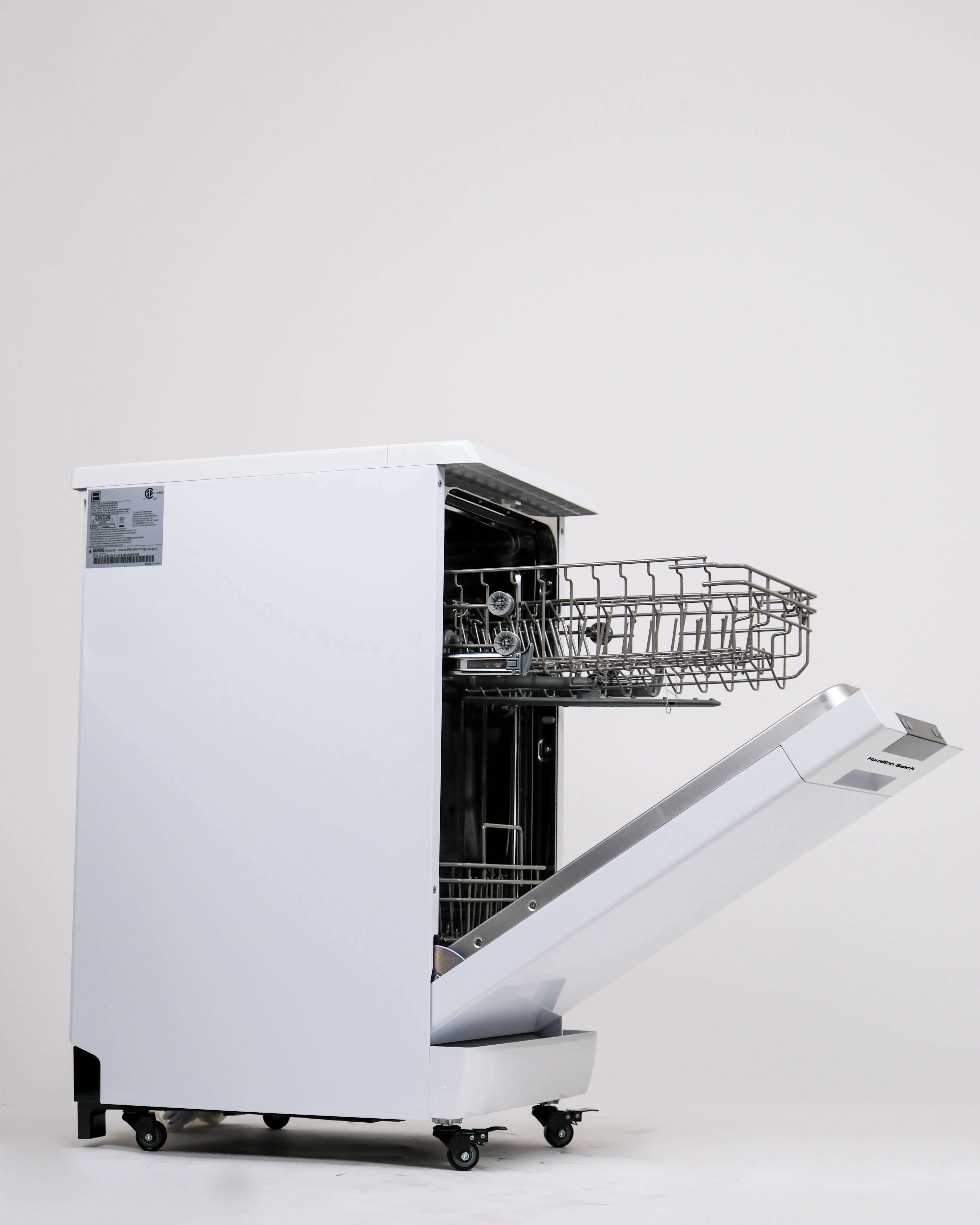 Hamilton Beach 18″ Portable Dishwasher in White