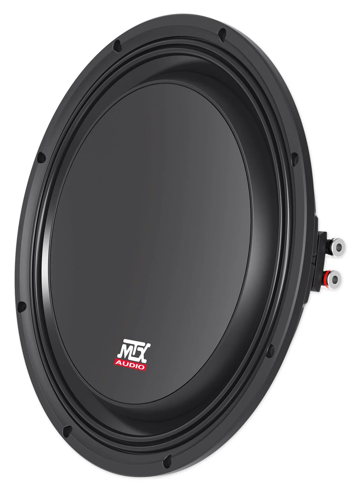MTX 3512-04S 12in 600W Shallow Subwoofer With Sealed Enclosure, Amplifier And Wires - 3512-04S