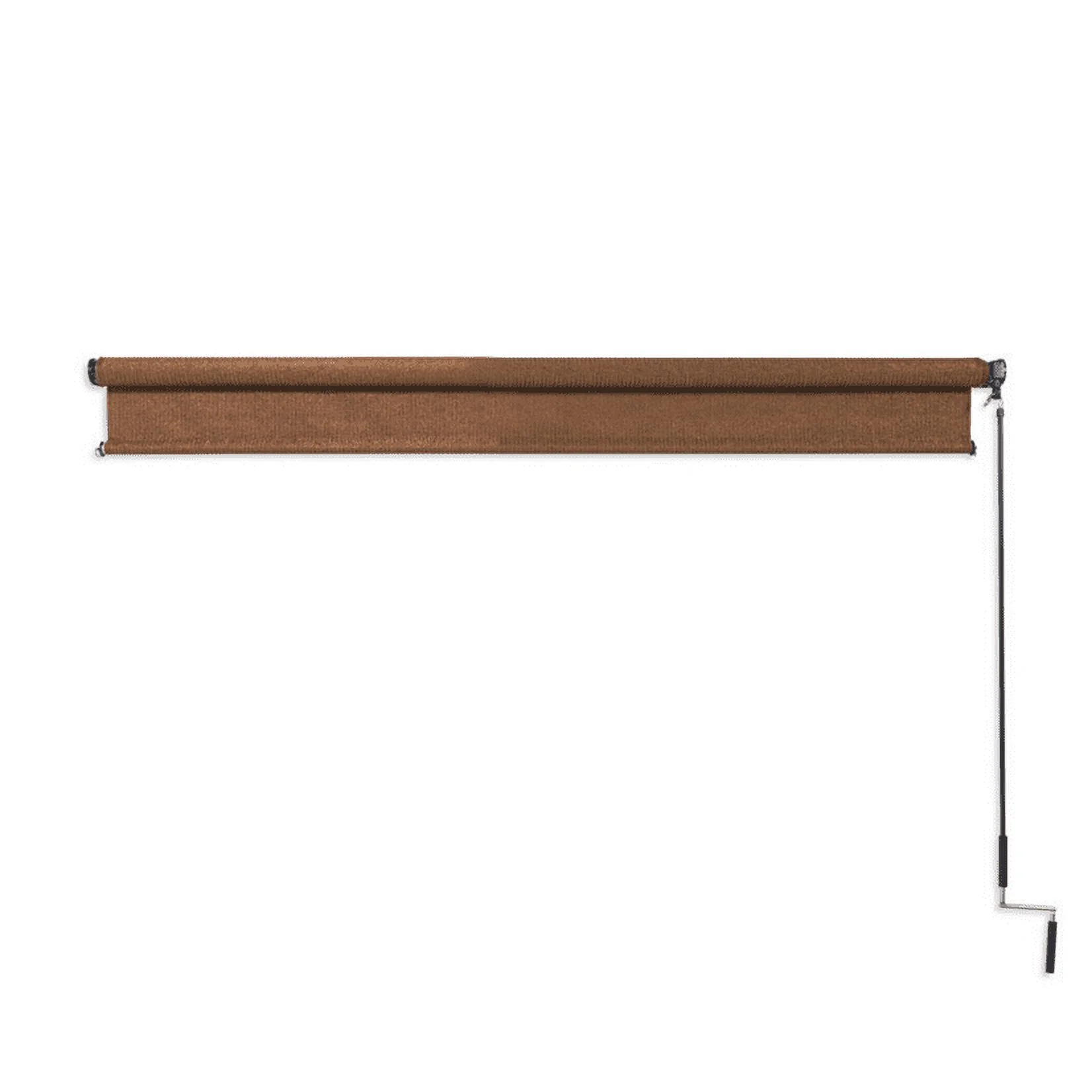 Coolaroo 4' x 6' Outdoor UV Blocking Cordless Solar Roller Shade Blind, Mocha