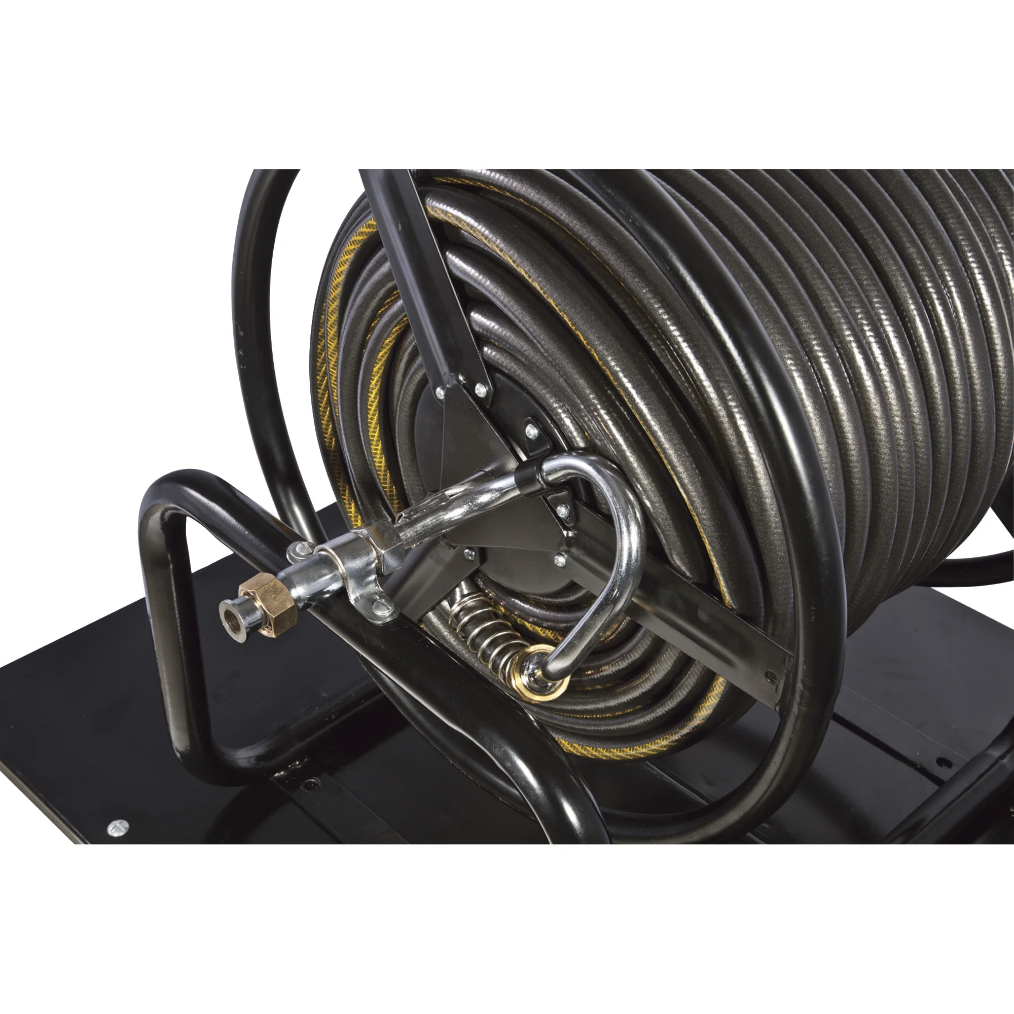 Ironton Trailered Garden Hose Reel, Holds 5/8in. x 400ft. Hose