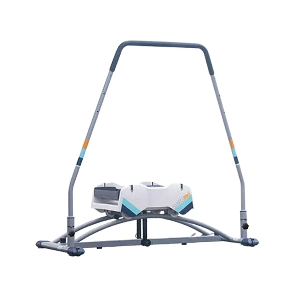 Aeroski Ski Fitness Workout Machine With Recoil Spring Resistance, Gray – 2.0