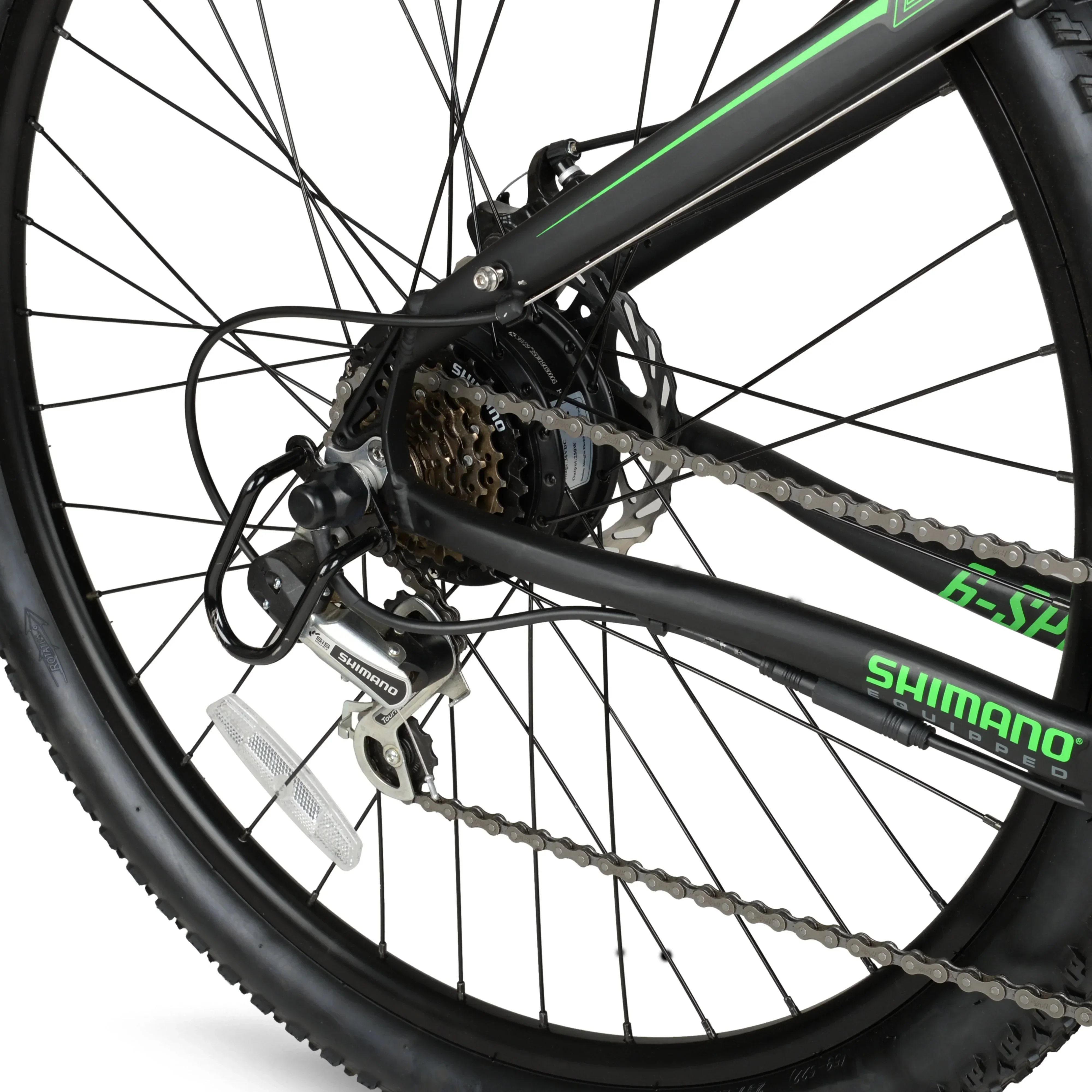 Hyper Bicycles 29 Inch 36V Electric Mountain Bike For Adults, 250W, Black