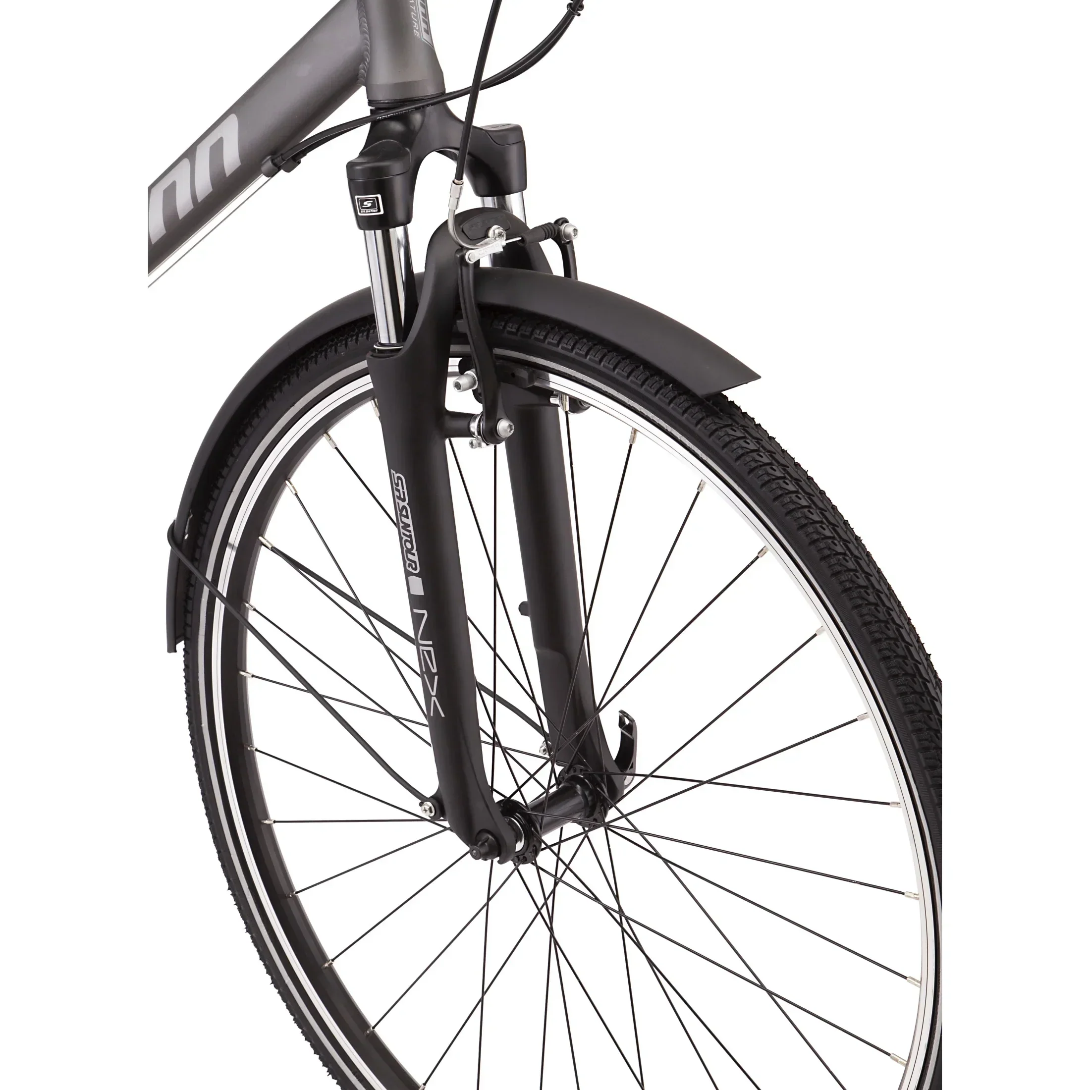 Schwinn Network 6c Hybrid Bike, 21 Speeds, Large 19.5 in Men's Style Frame, 700c Wheels, Grey