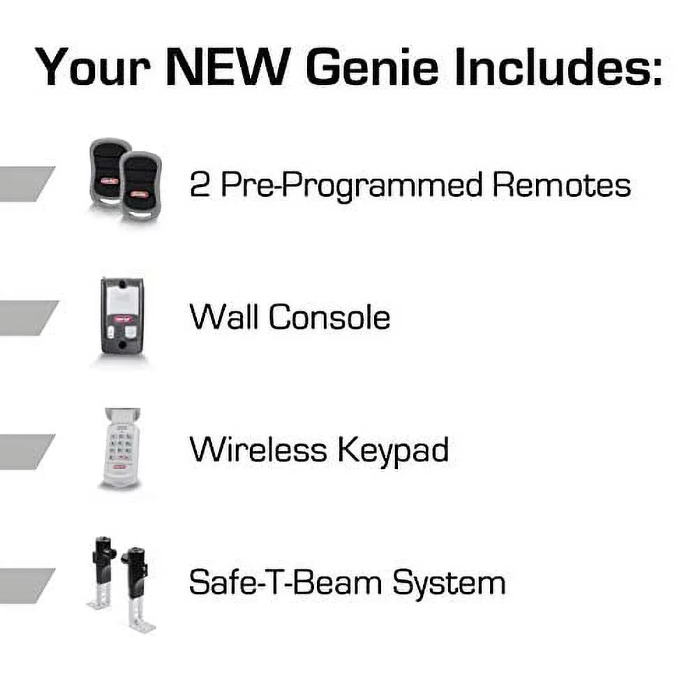 Genie SilentMax 1000 Garage Door Opener With 140V DC Motor - 3042-TKH