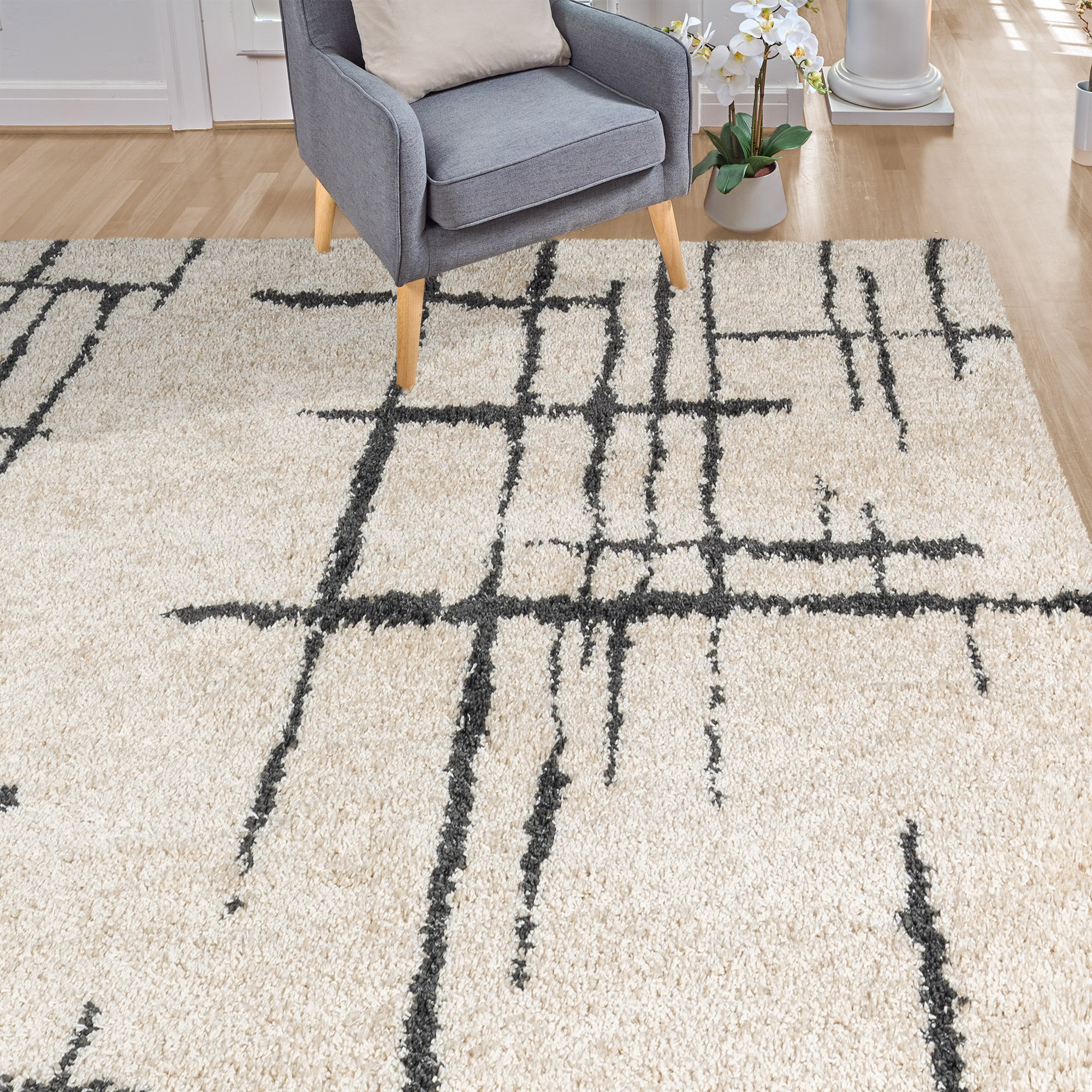 Thomasville Marketplace Luxury Shag Rug Collection, Meara, 6’6″ x 9’6″
