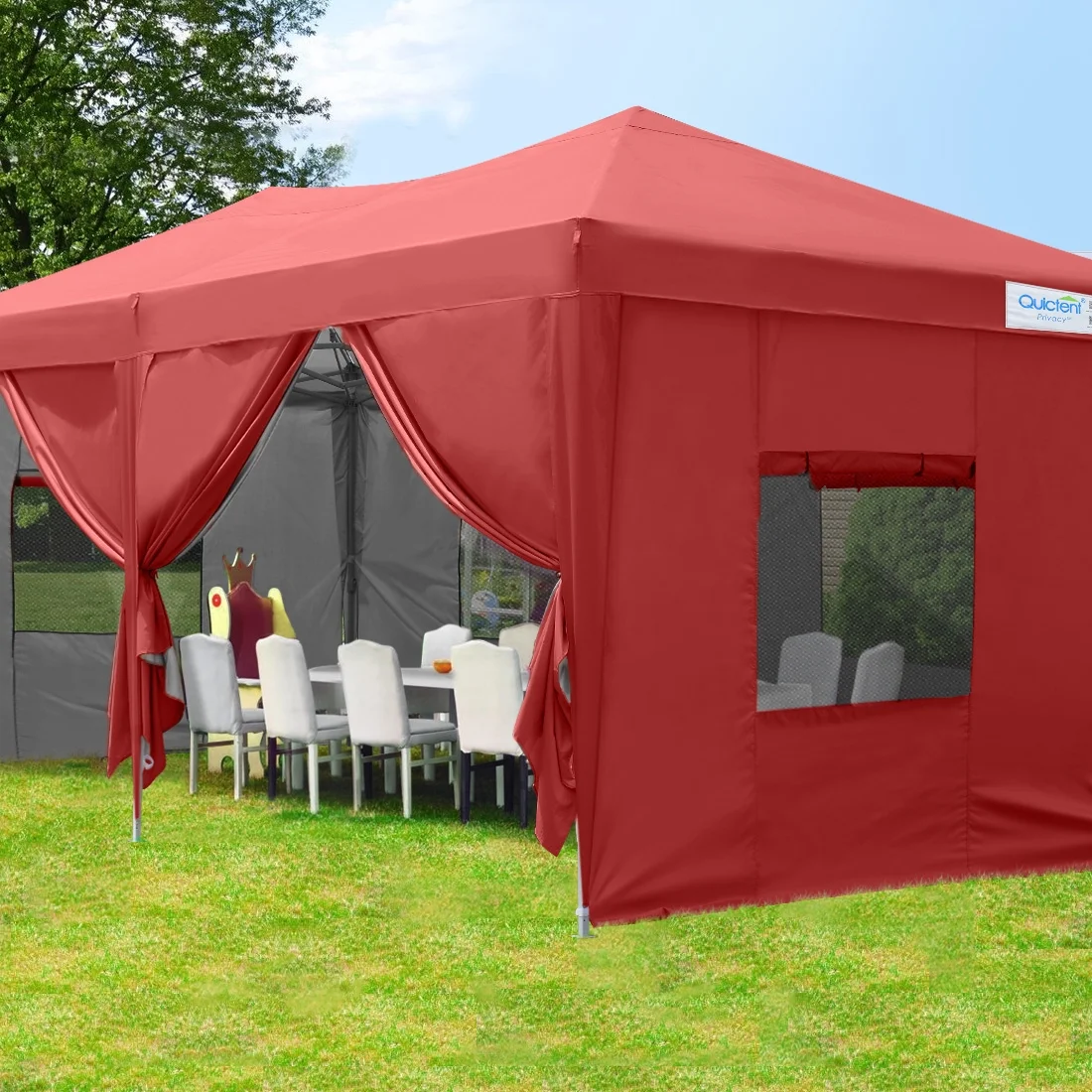 Quictent 10' x 20' White Instant, Event and Pop-up Outdoor Canopy