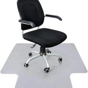 ZENSTYLE 48" X 36" X 1/8" Heavy Duty Carpet Chair Mat w/Lip, Transparent Chair mat for Office Chair Rug Carpet Floor Computer Desk Low and Medium Pile Carpets