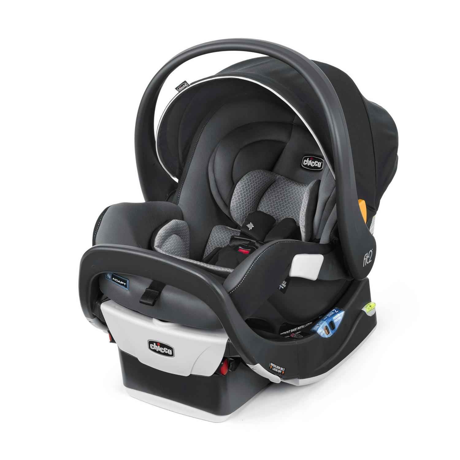 Chicco Fit2 Adapt Infant & Toddler Car Seat – Ember (Black). New
