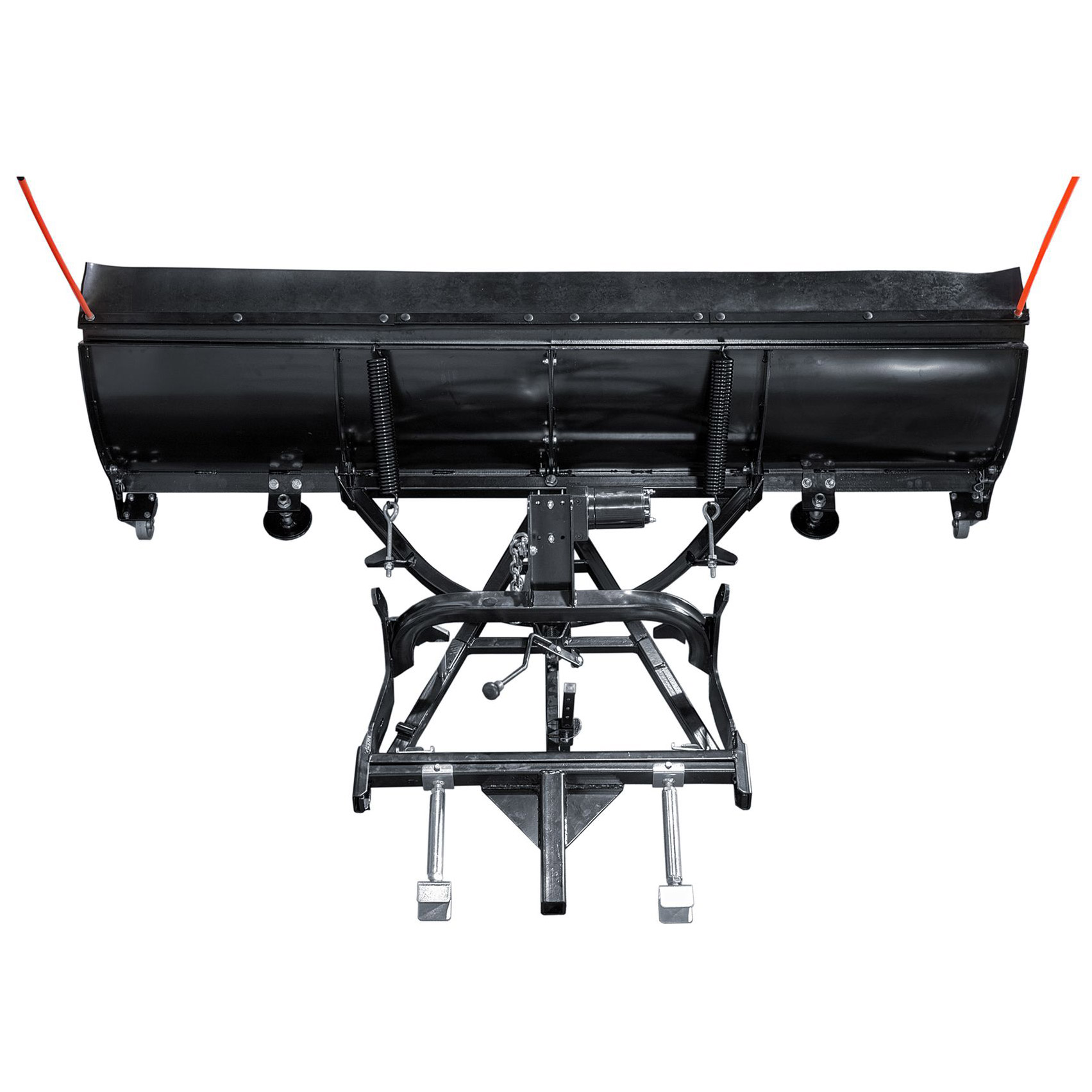 SnowBear UNIVERSAL 82-Inch x 19-Inch Hitch-Mounted Winch Driven Snowplow