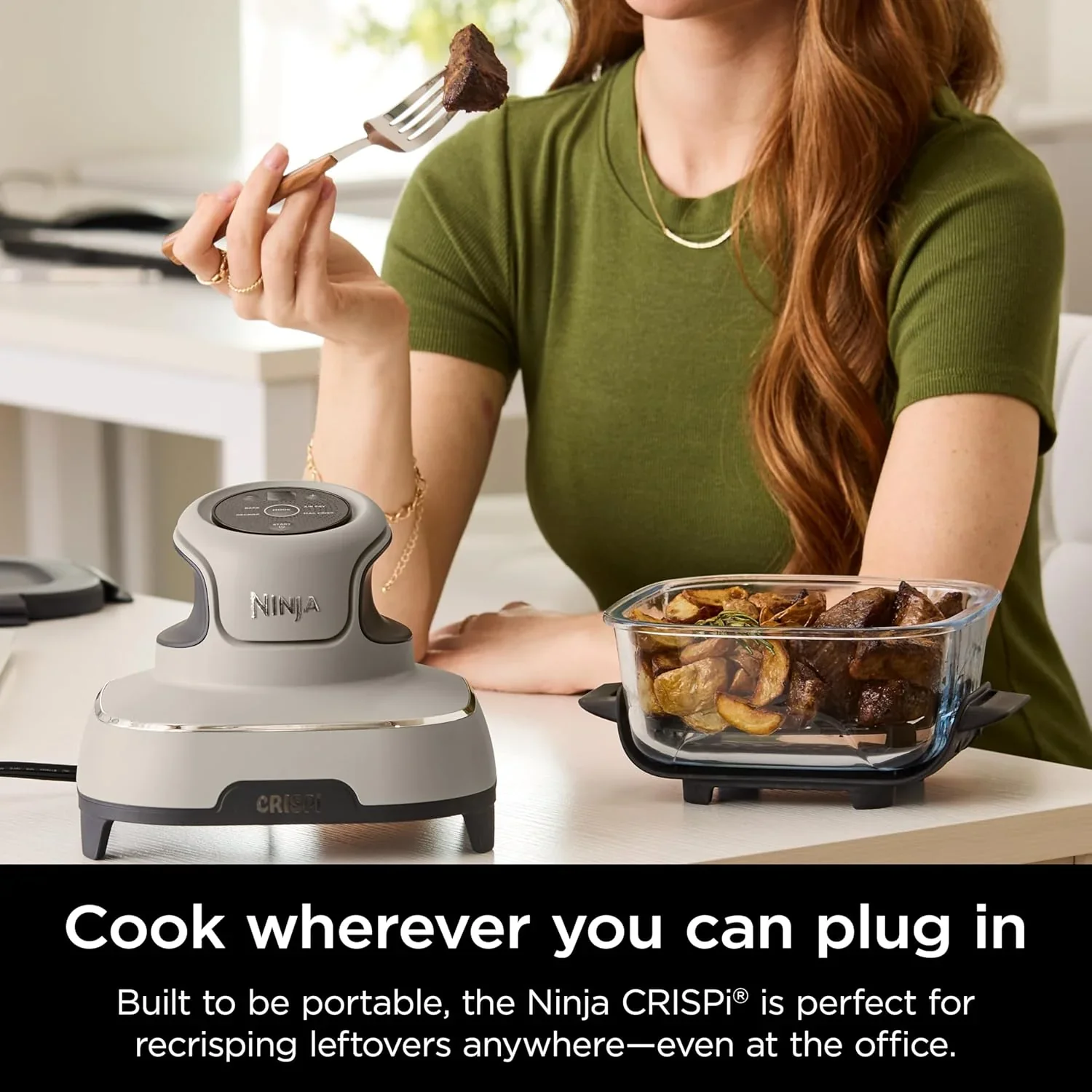 Ninja Crispi 4-in-1 Portable Glass Air Fryer Cooking System