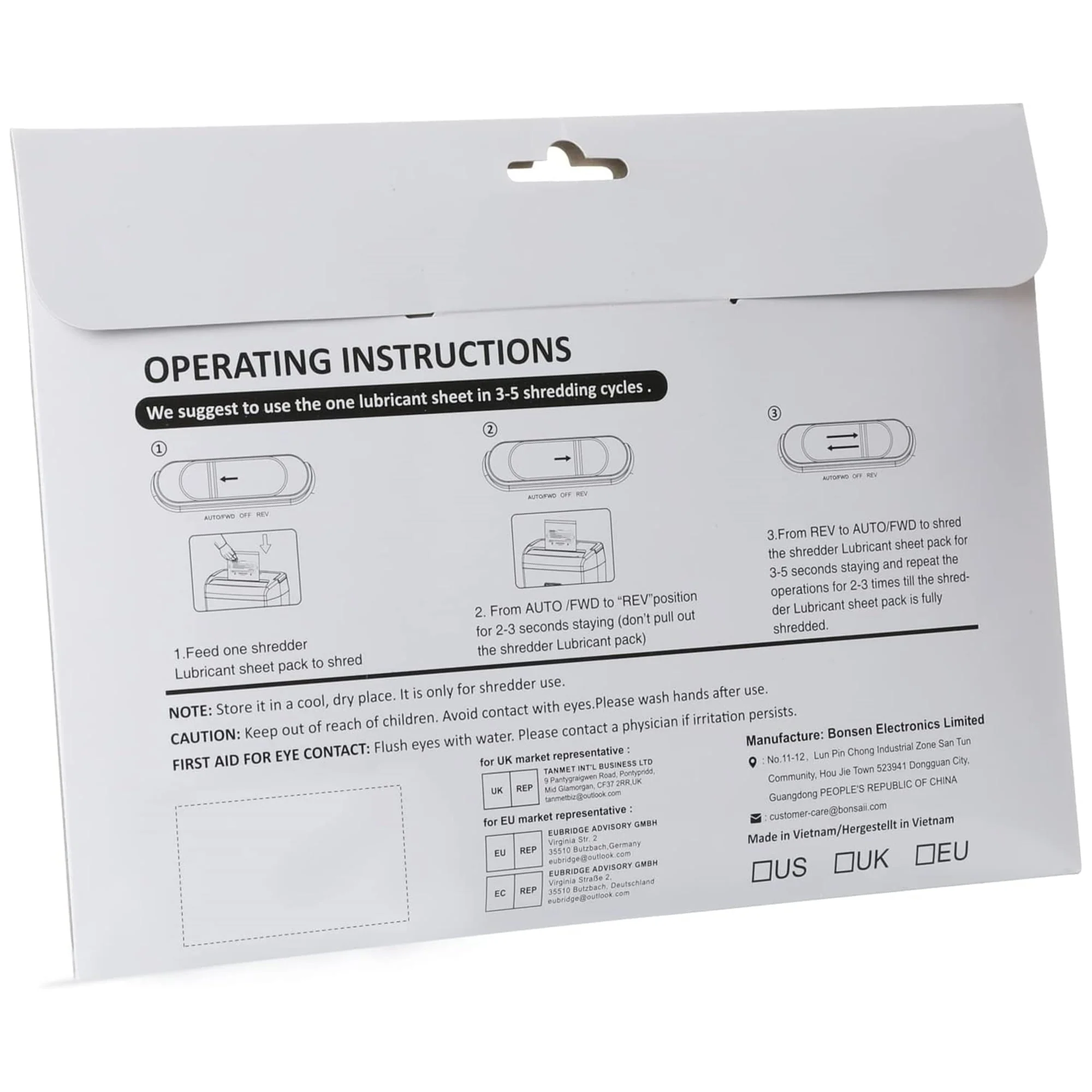 Bonsaii Paper Shredder Sharpening & Lubricant Sheets,24-Pack (8.7 x 7.9 inch/Piece)