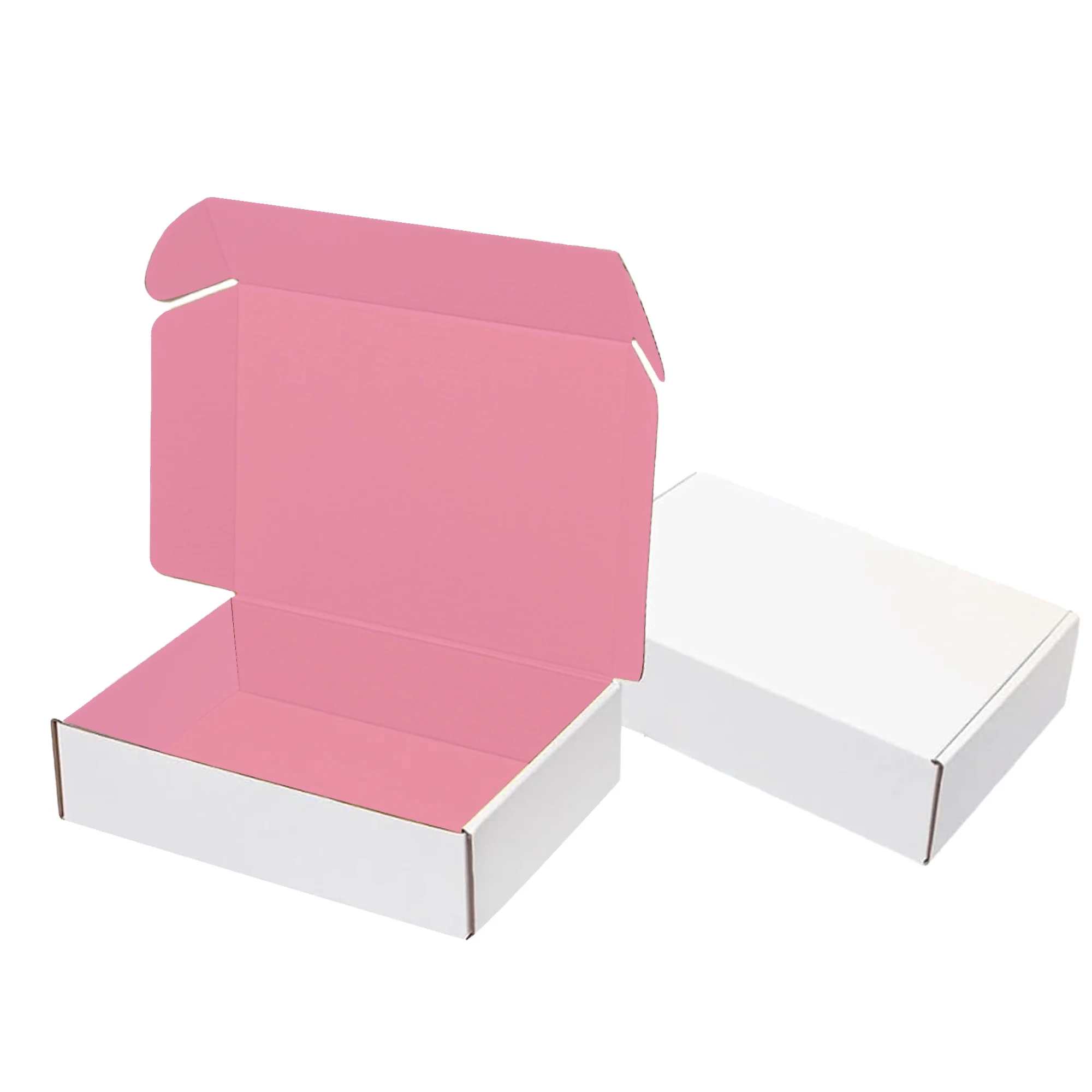 UCANPACK Pink Mailer Boxes 15 x 11 x 2" (Color Inside) - 50 Pack Color Mailer Boxes, 15x11x2 Shipping Boxes - Custom Mailing Boxes Made in USA