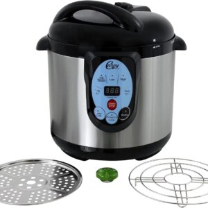 CAREY DPC-9SS Smart Electric Pressure Cooker and Canner, Stainless Steel, 9.5 Qt