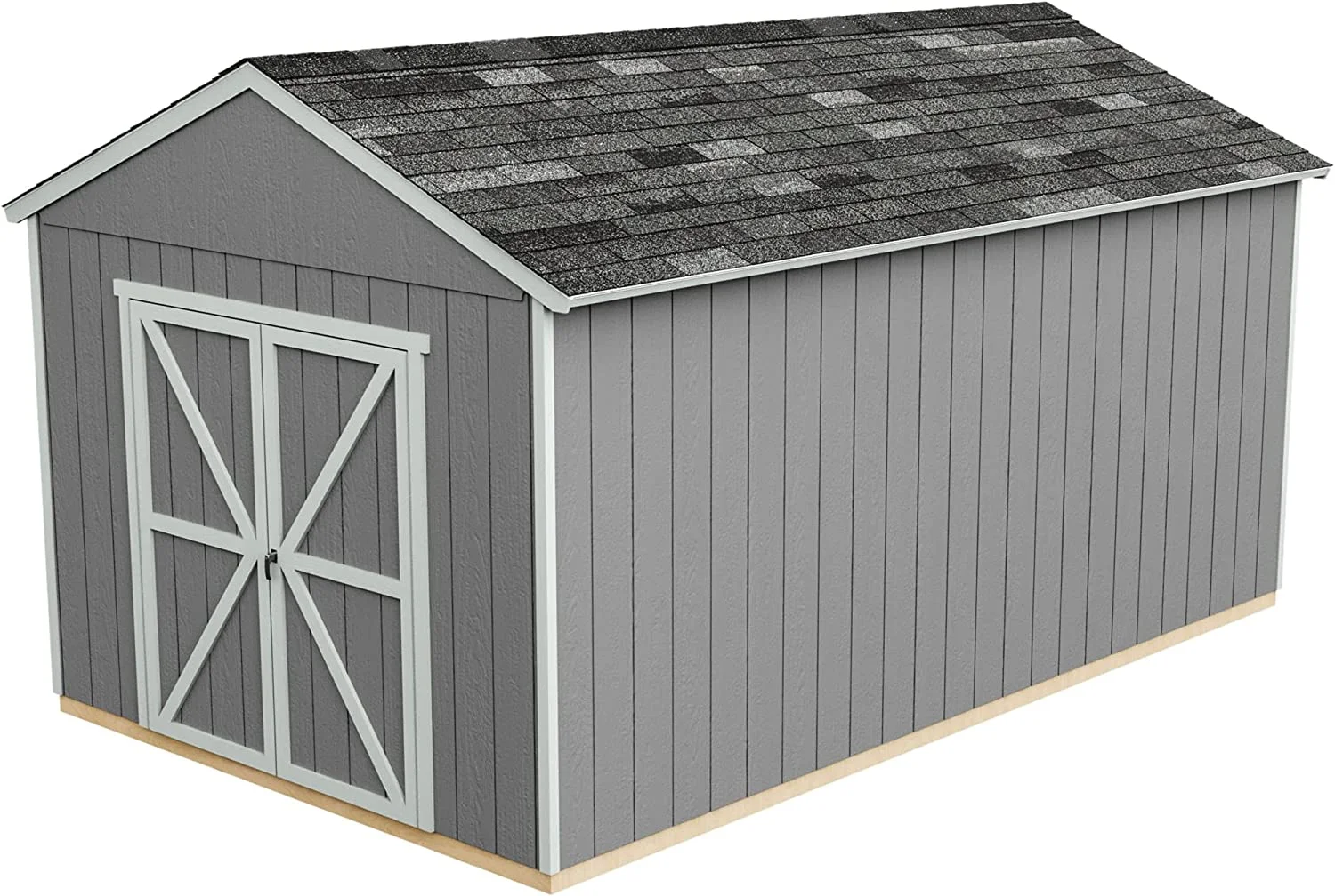 Handy Home Products Rookwood 10 ft. x 16 ft. Wood Storage Shed
