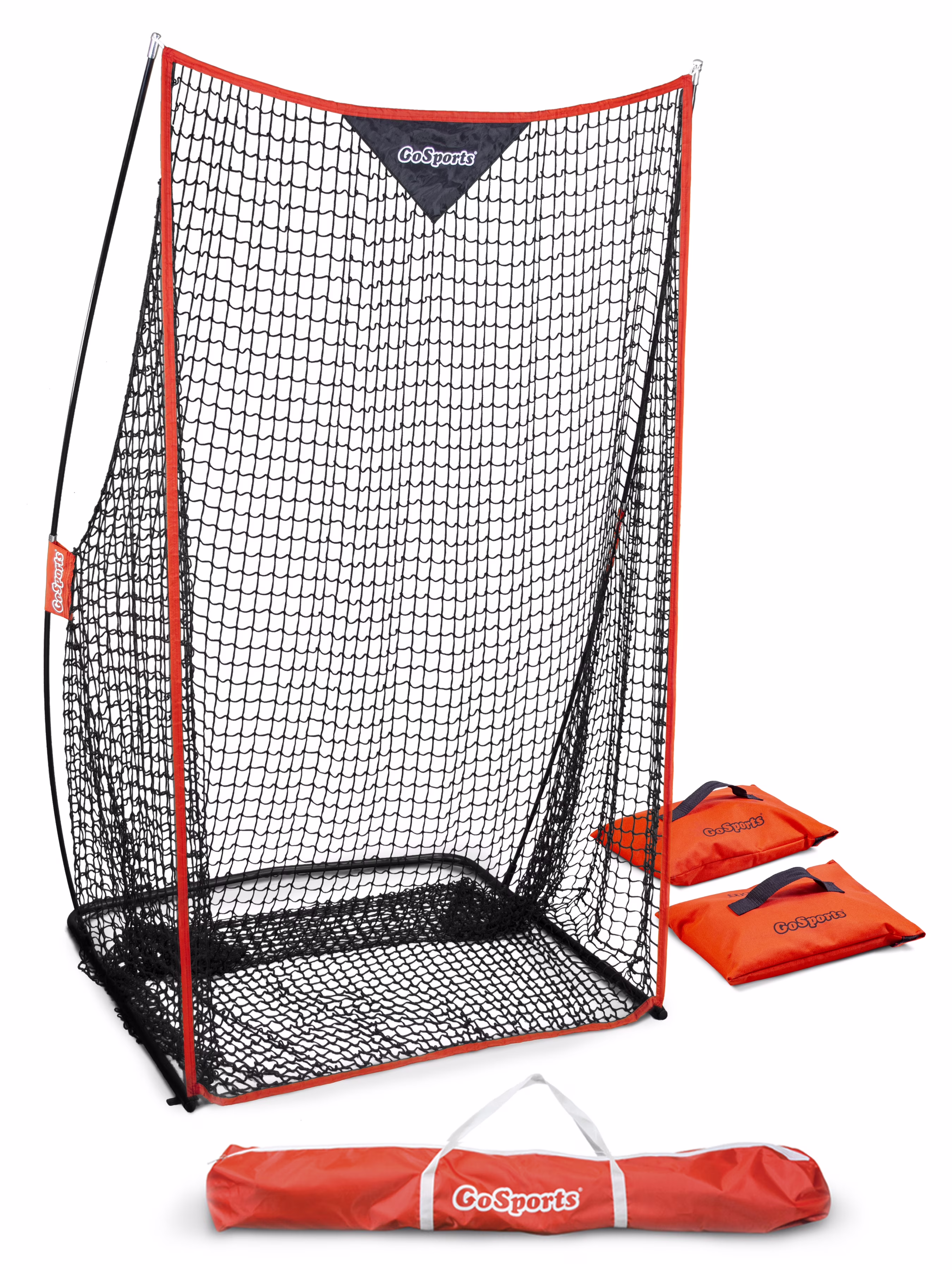 GoSports Football 7′ x 4′ Kicking Net – Ultra-Portable Design with Weighted Sand Bag