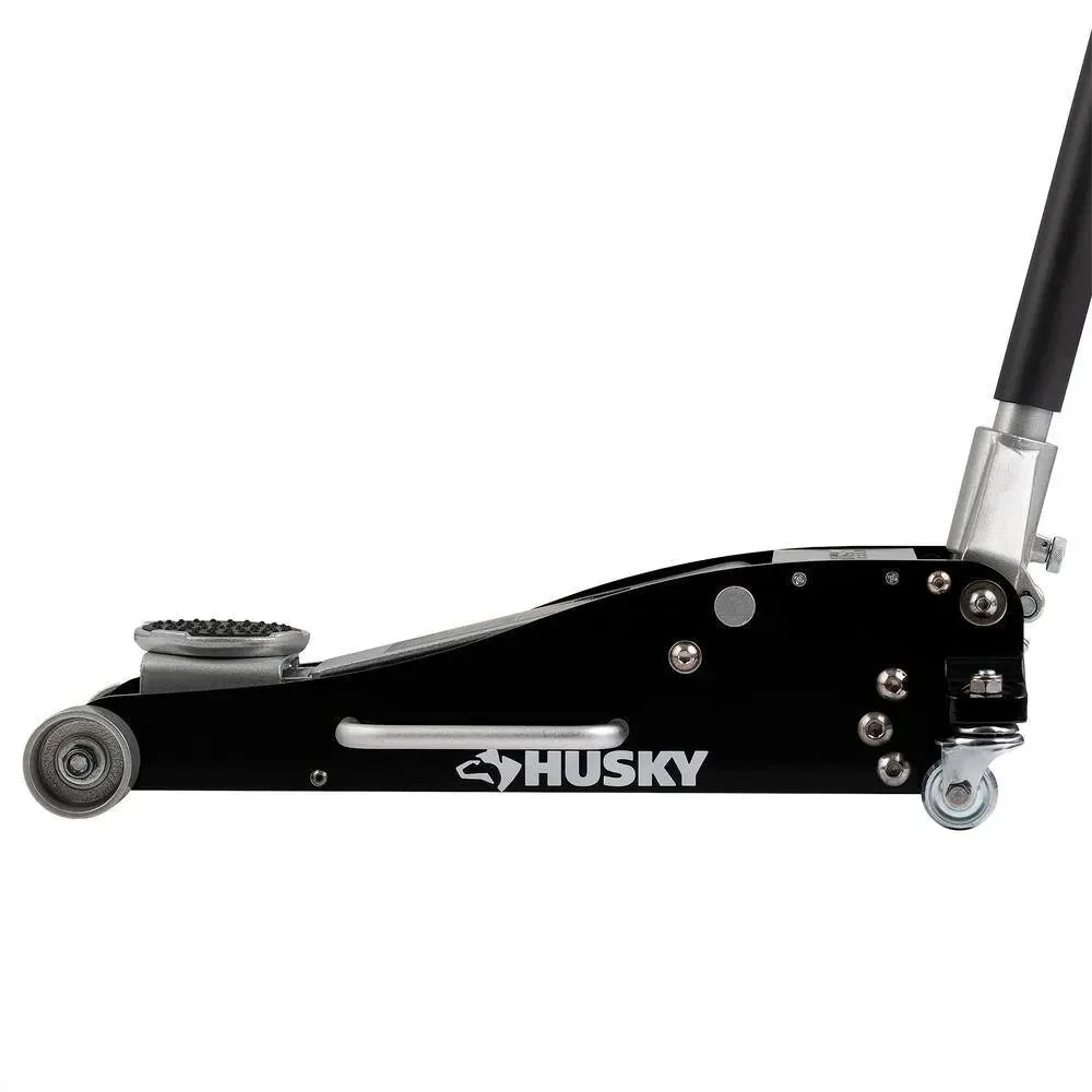 Husky 3-Ton Aluminum and Steel Car Jack, 4 in. to 18-1/2 - HPL4751